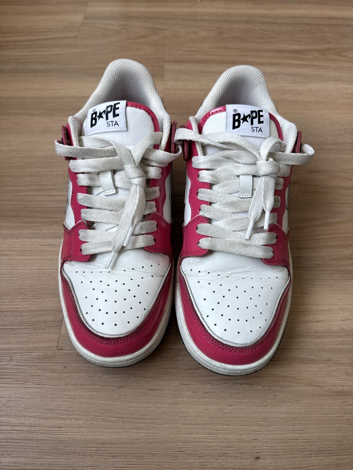 Bape Pink Patent Leather Sk8 Sta Size US 11 / EU 44 - 3 Thumbnail