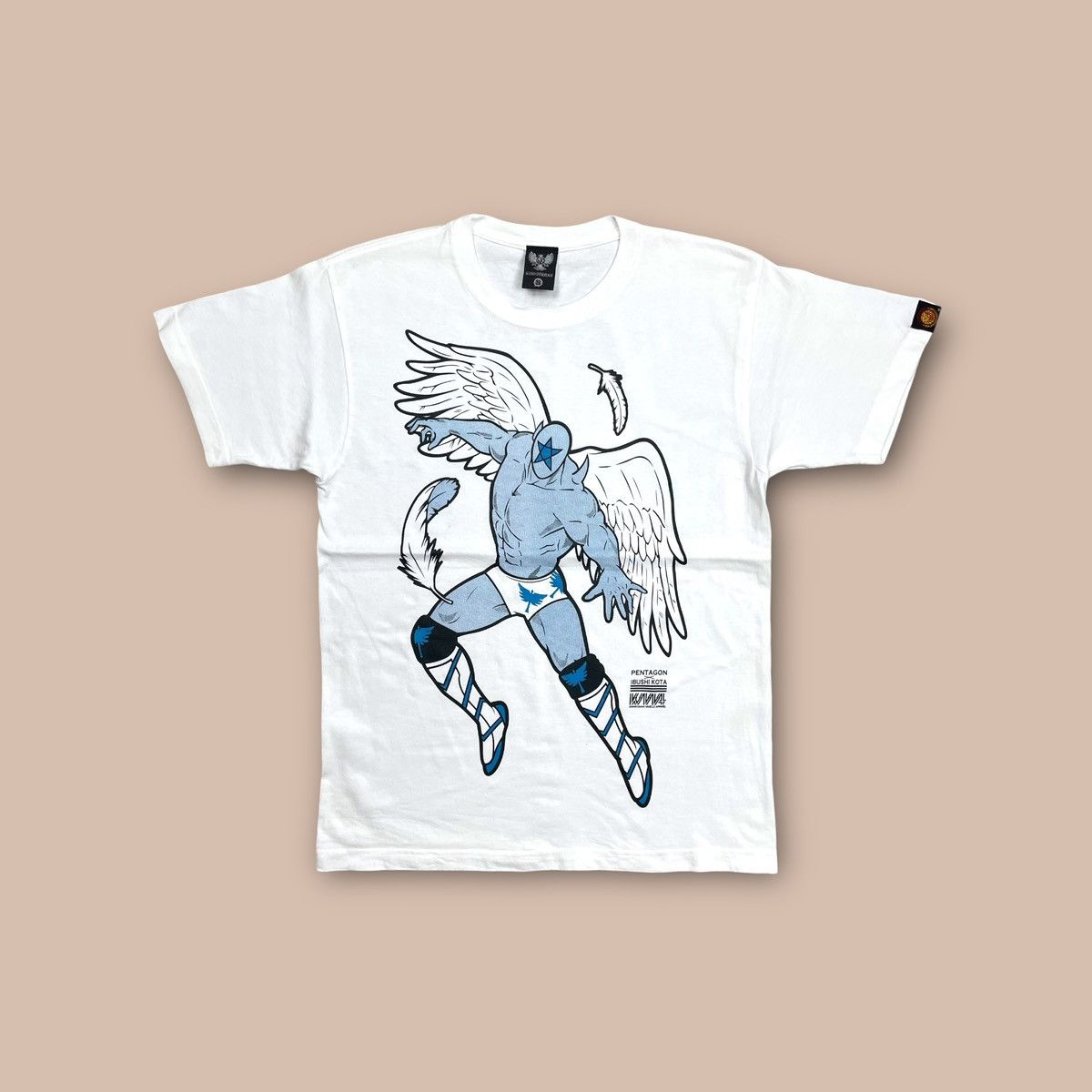 Anime Kinnikuman Japan Pro Wrestling x Kota Ibushi x Pentagon Tee Size US S / EU 44-46 / 1 - 1 Thumbnail