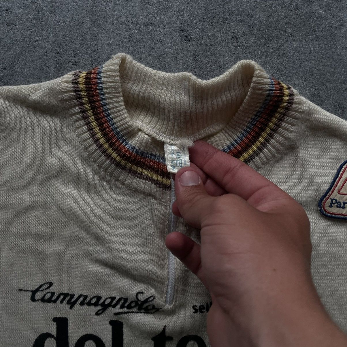 Other Very Rare Cycling Jersey Del Tongo Colango 80s Size US S / EU 44-46 / 1 - 3 Thumbnail
