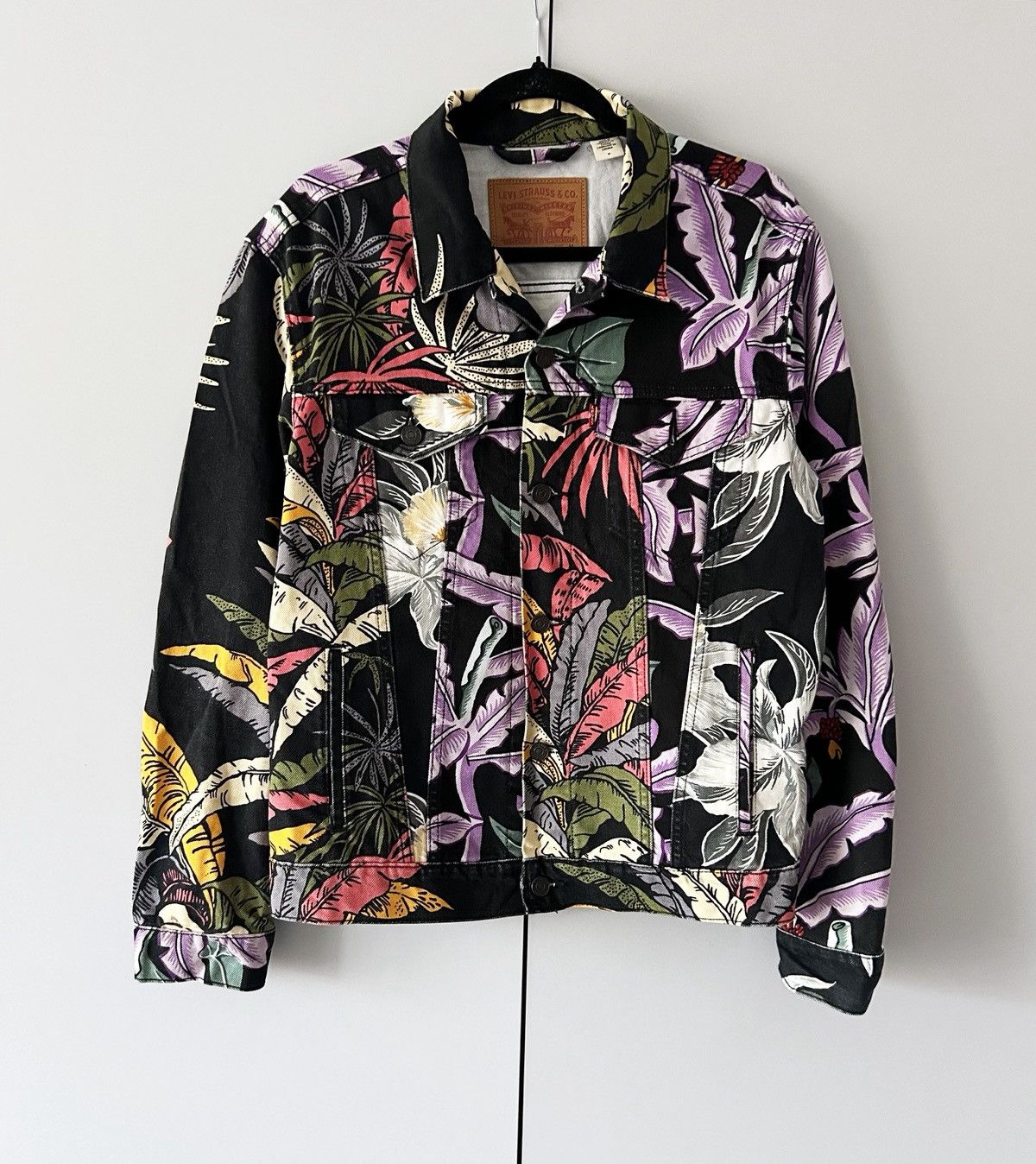 Levi's Levis Island party print denim jacket hawaiian Size US M / EU 48-50 / 2 - 1 Thumbnail