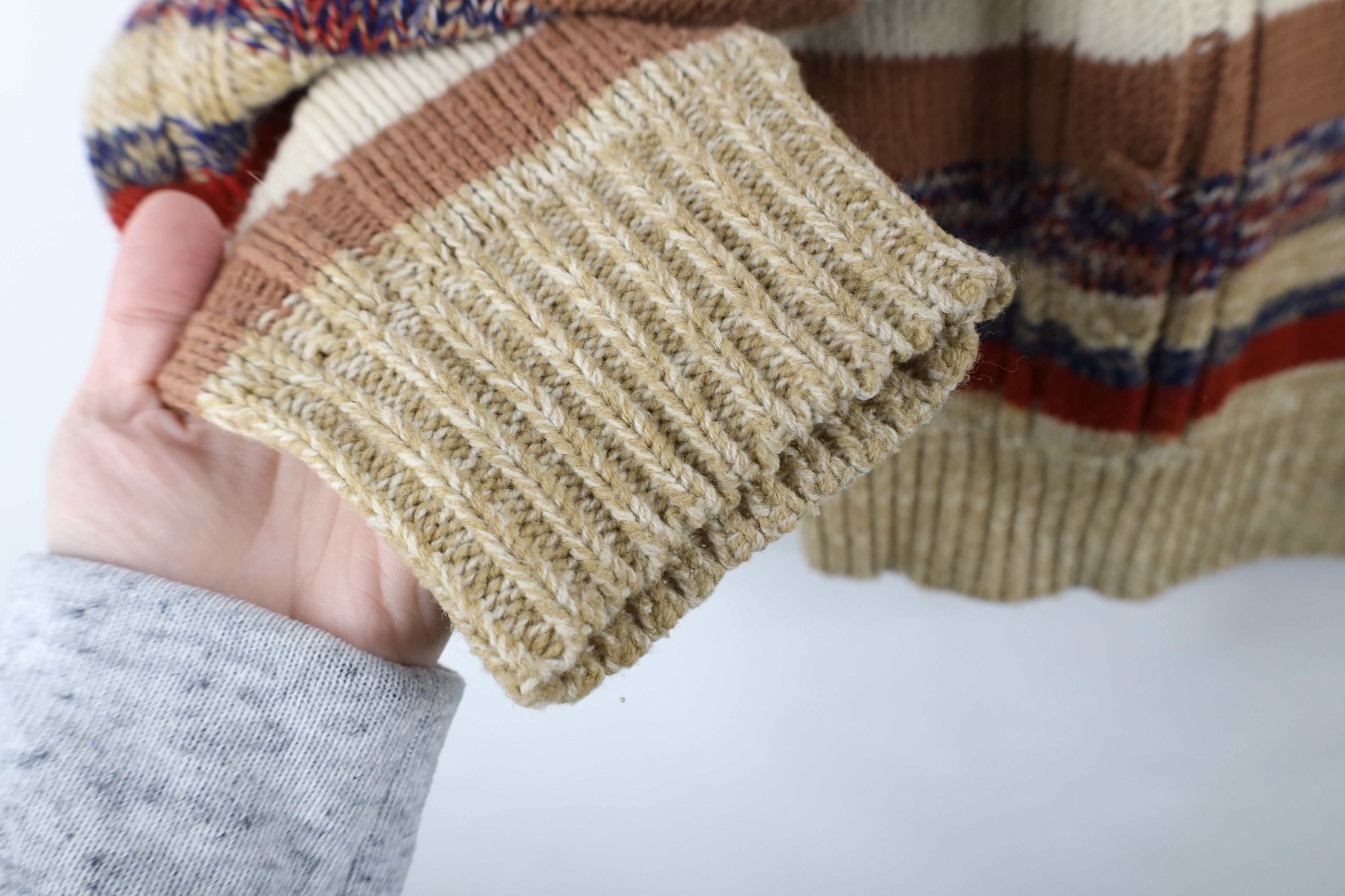 Vintage Vintage 70s Mid Century Modern MCM Cable Knit Sweater USA Size US M / EU 48-50 / 2 - 5 Thumbnail