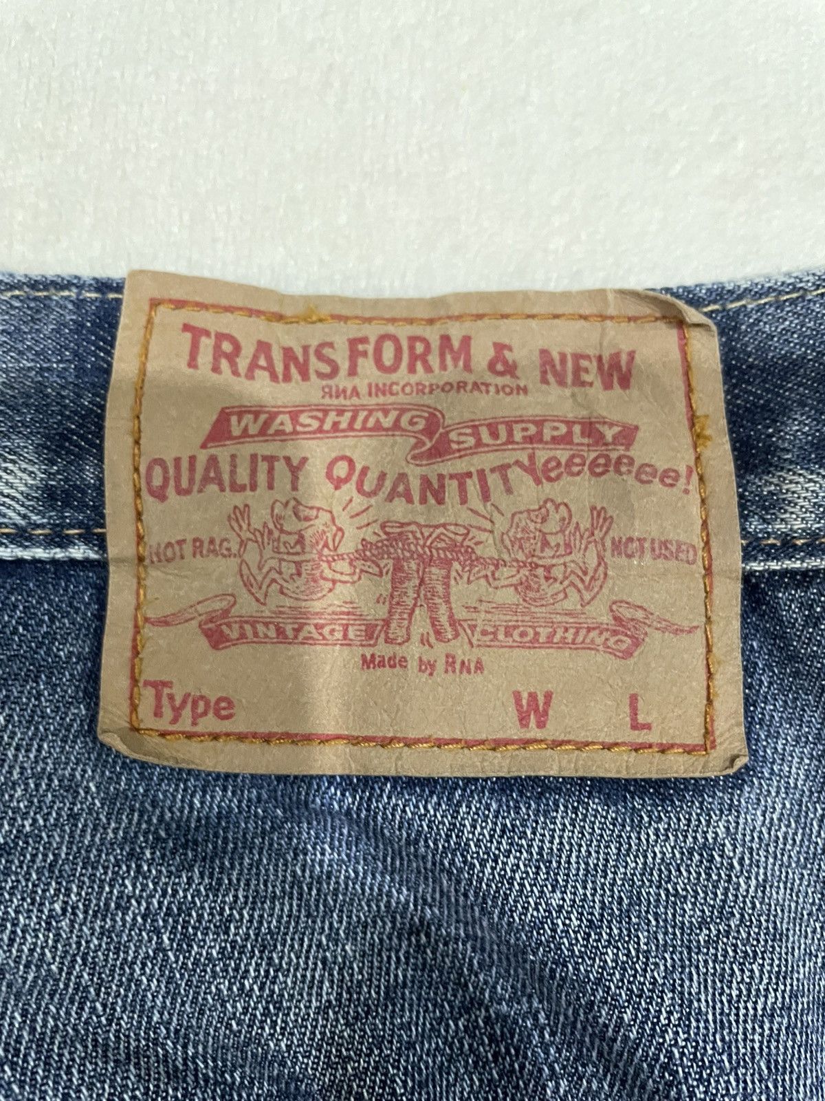 Japanese Brand Vintage Rna Inc. Skinny Madwush Faded Denim Jeans Size US 32 / EU 48 - 18 Thumbnail