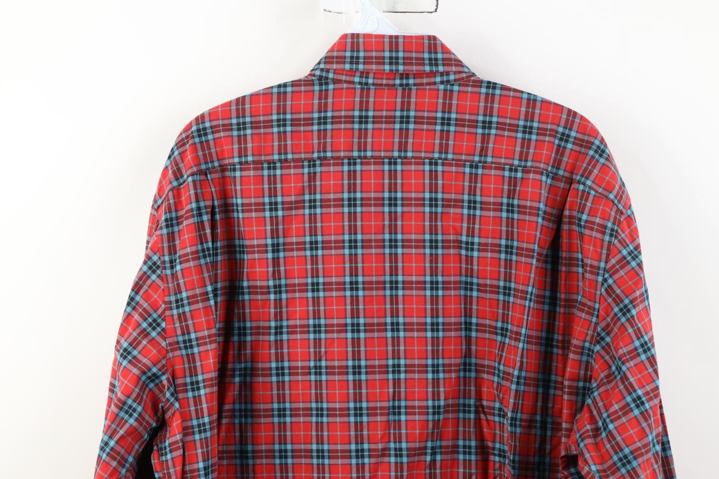 L.L. Bean Vintage Y2K LL Bean Fit Collared Button Down Shirt Plaid Size US L / EU 52-54 / 3 - 8 Thumbnail