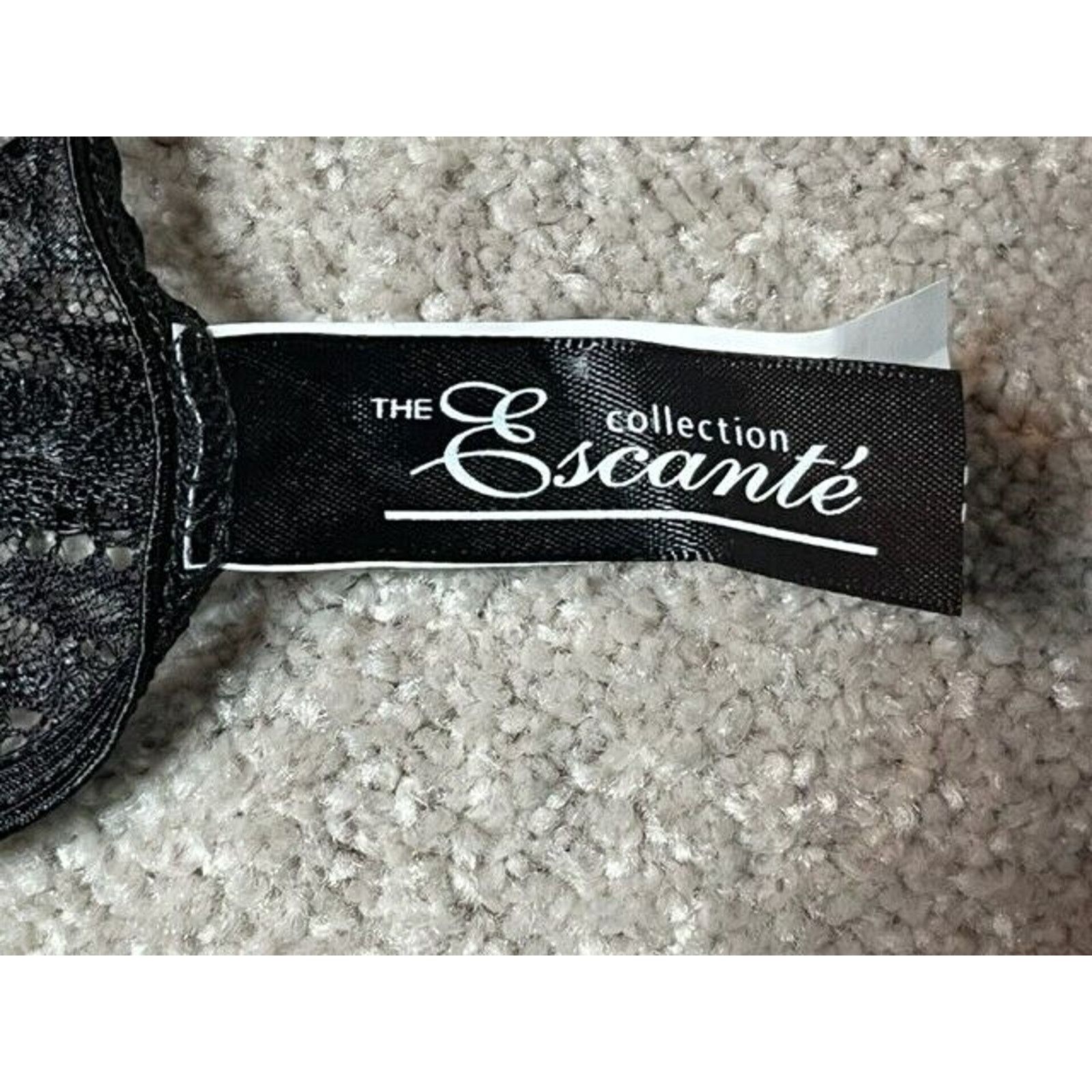 Other Escante Babydoll Sleepwear M Stocking Thong Lace Black Size ONE SIZE - 9 Thumbnail
