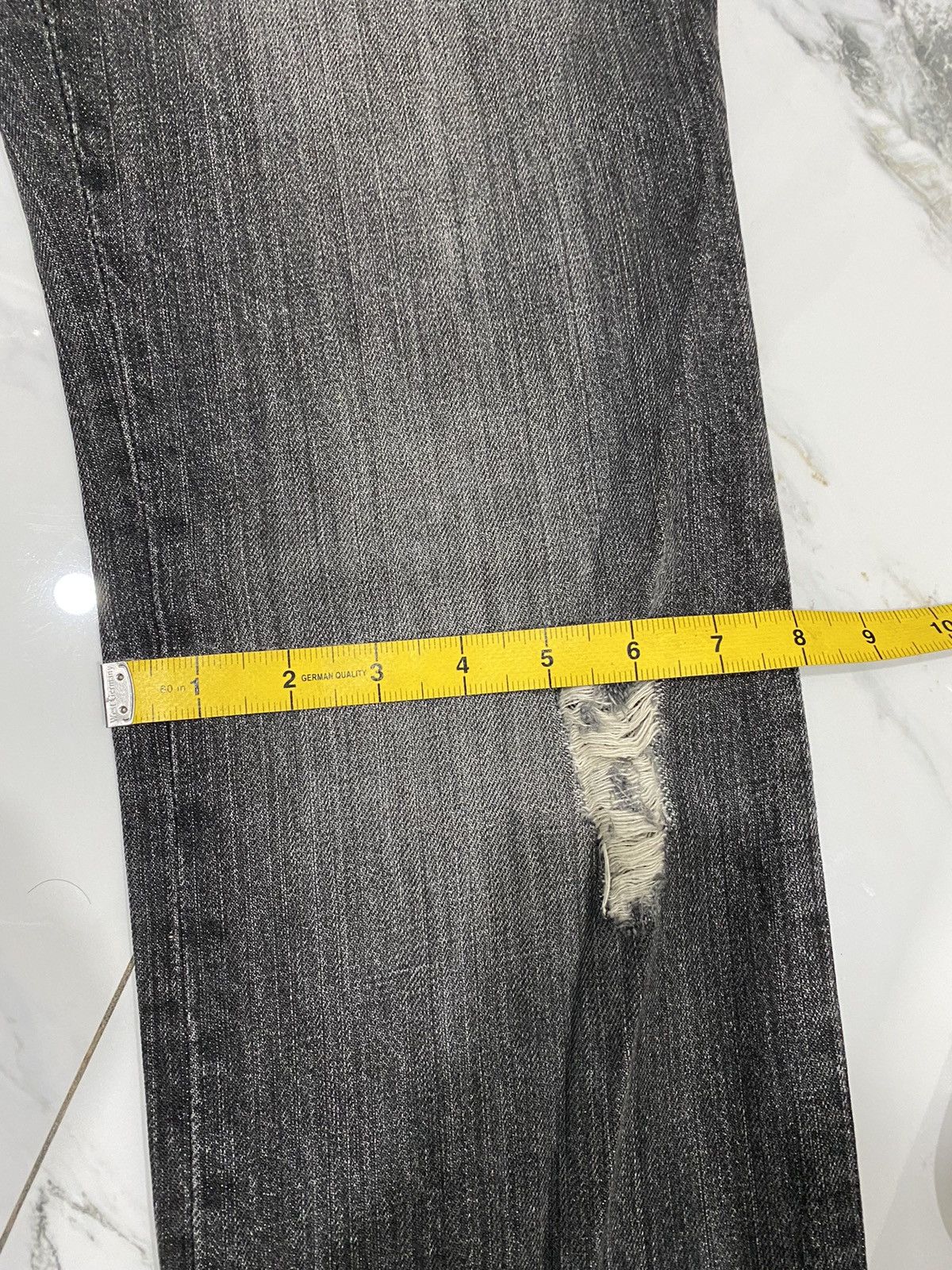 If Six Was Nine × Japanese Brand × PPFM PPFM LOWRISE DISTRESS DESIGN JEANS Size US 31 - 19 Thumbnail