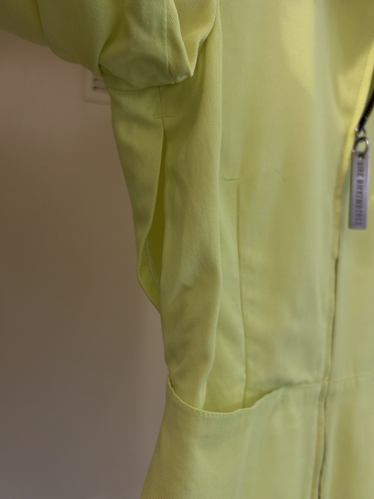 Dirk Bikkembergs S/S 1997 neon yellow open vent slits short jacket Size M / US 6-8 / IT 42-44 - 12 Thumbnail