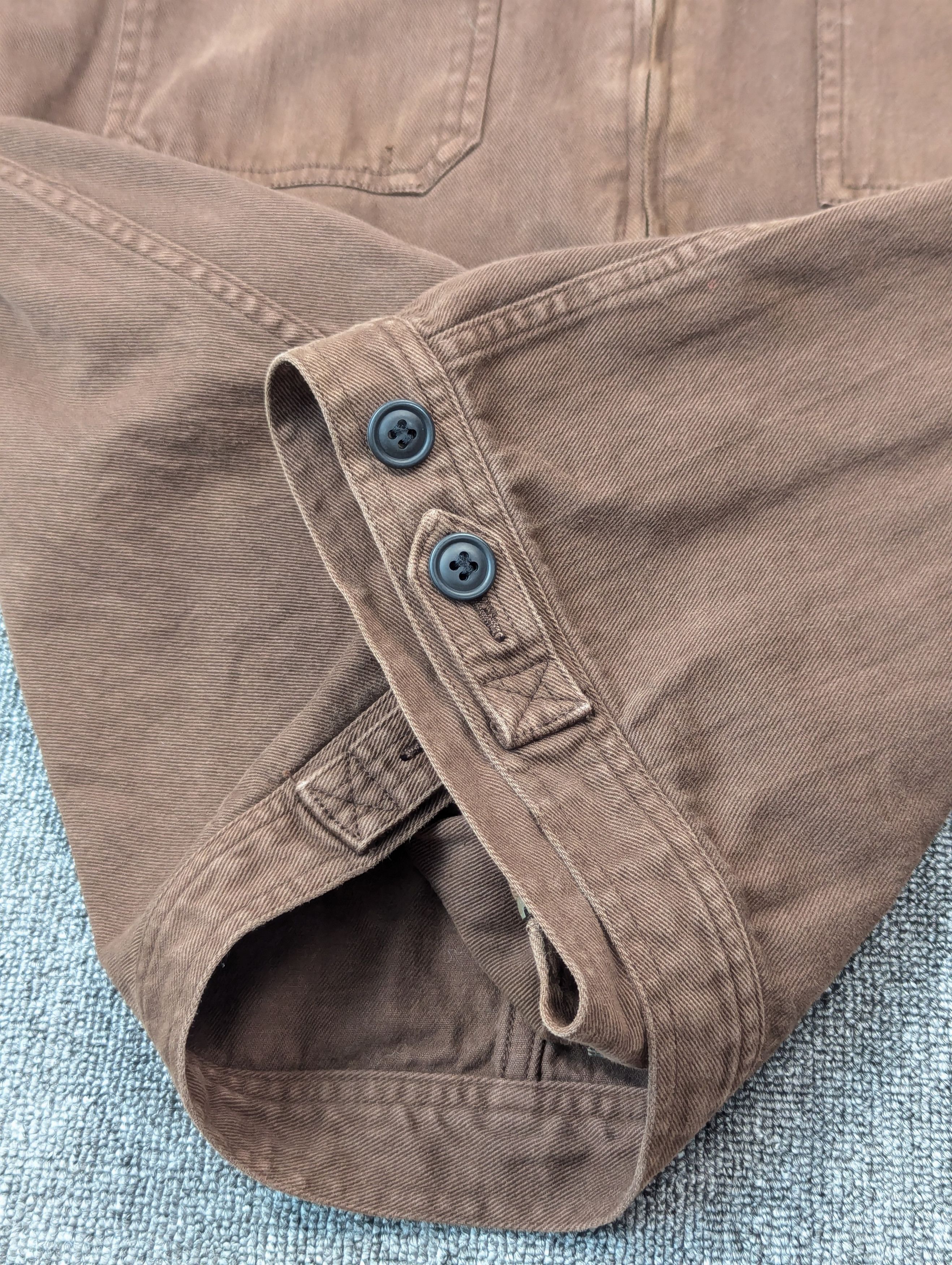 Japanese Brand Vintage Mackdaddy Distressed Brown Cotton Jacket Size US L / EU 52-54 / 3 - 12 Thumbnail