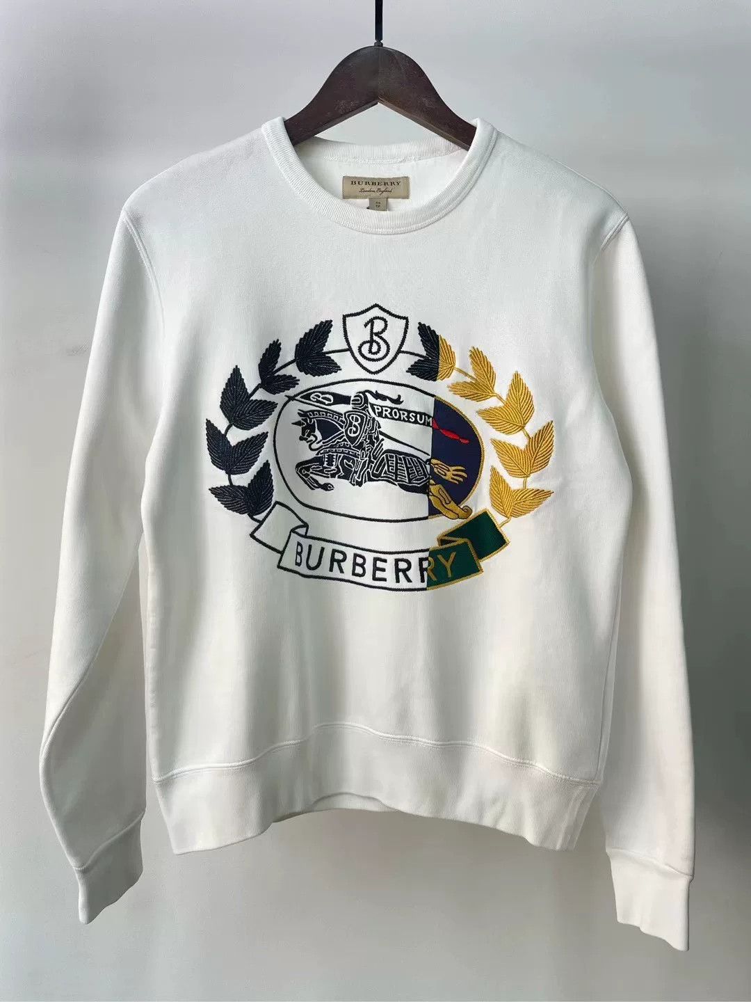 Burberry burberry embroidered sweatshirt with logo Size US XS / EU 42 / 0 - 1 Thumbnail