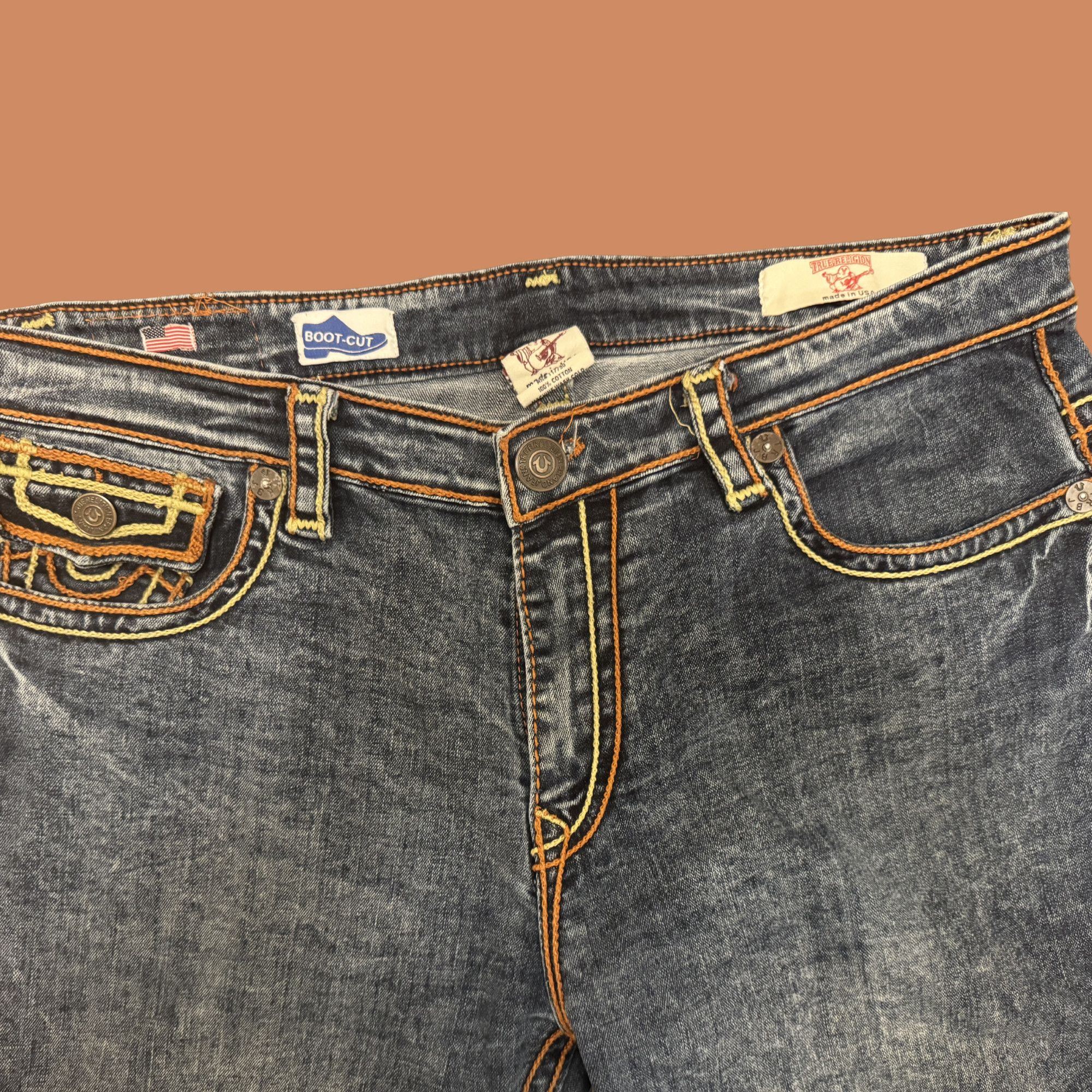 True Religion True Religion Billy Super T Bootcut Jeans Size US 36 / EU 52 - 3 Thumbnail