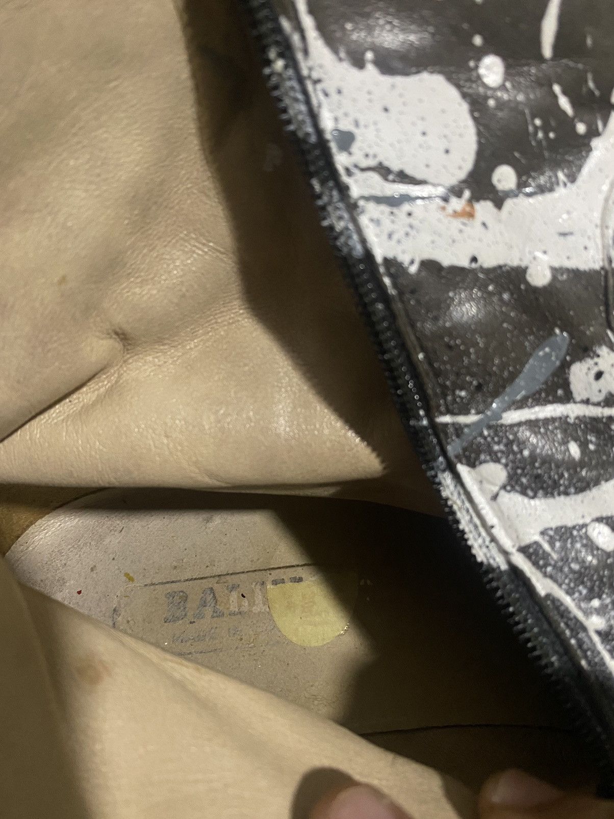 Bally EXCLUSIVE! OG Bally Splash Painted Graffiti Chelsea Boot Size US 11.5 / EU 44-45 - 11 Thumbnail
