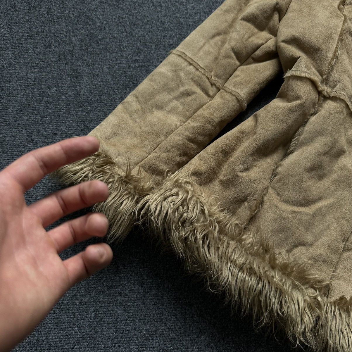 Japanese Brand VTG Japanese Style Women’s Sheepskin Coat Winter Jacket Size M / US 6-8 / IT 42-44 - 7 Thumbnail