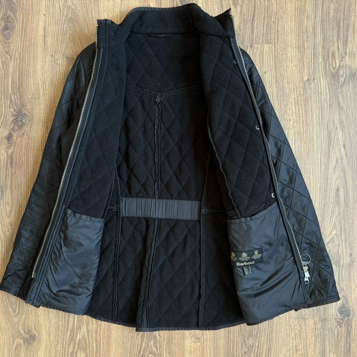 Barbour Barbour Cavalary Polarquilt Quilted Jacket Black Women’s Size L / US 10 / IT 46 - 4 Thumbnail