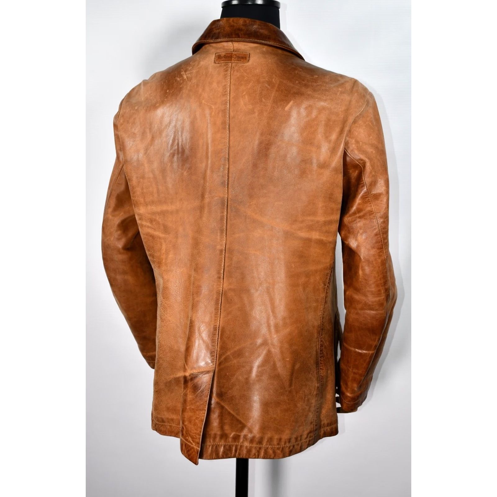 Marlboro VINTAGE Marlboro Classics Leather Jacket Men L Brown Winter Casual Year? (omit uncertain) Size US L / EU 52-54 / 3 - 3 Thumbnail