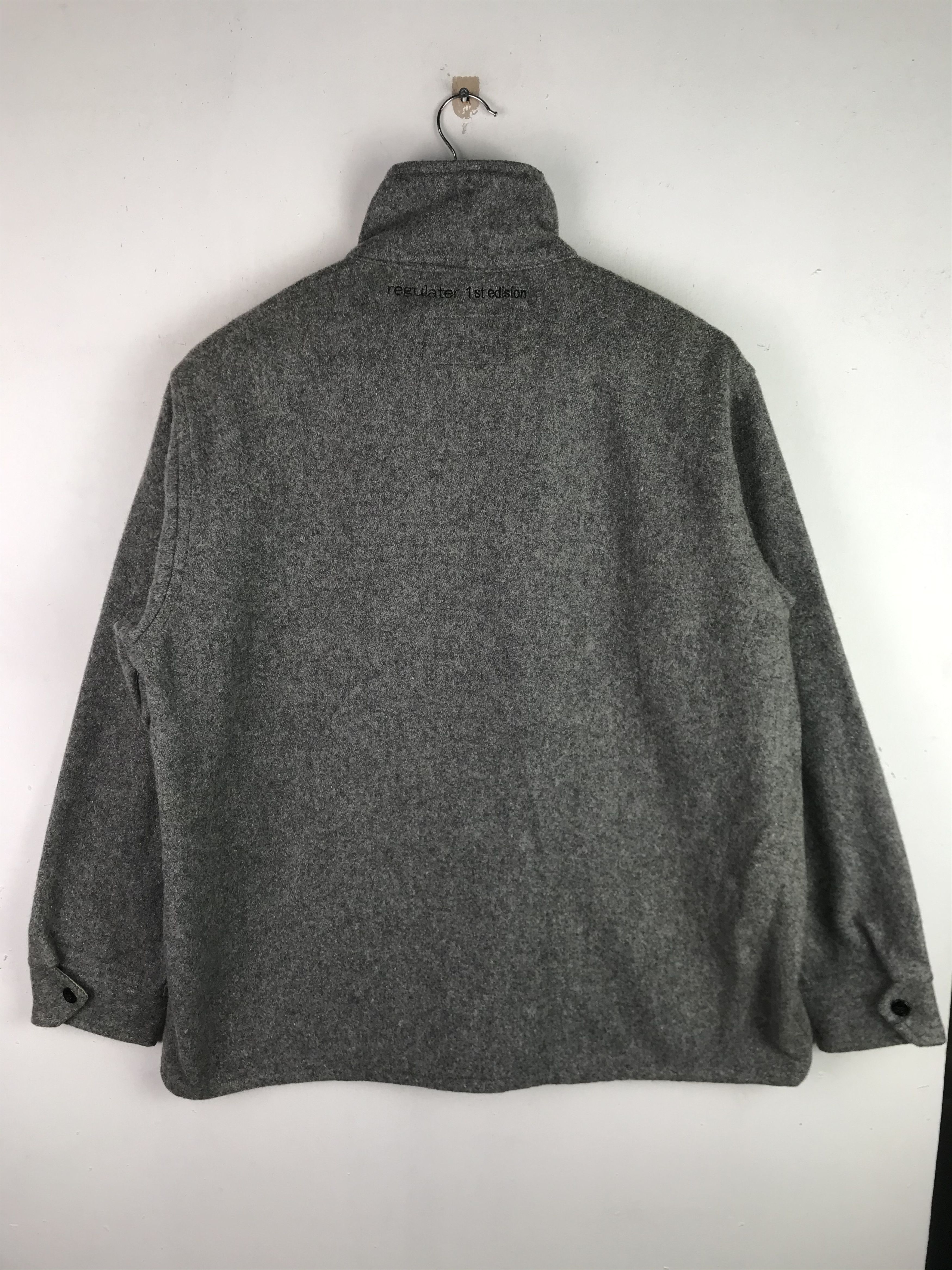 Vintage Vintage Melton Wool Jacket Luxury design Size US L / EU 52-54 / 3 - 2 Thumbnail