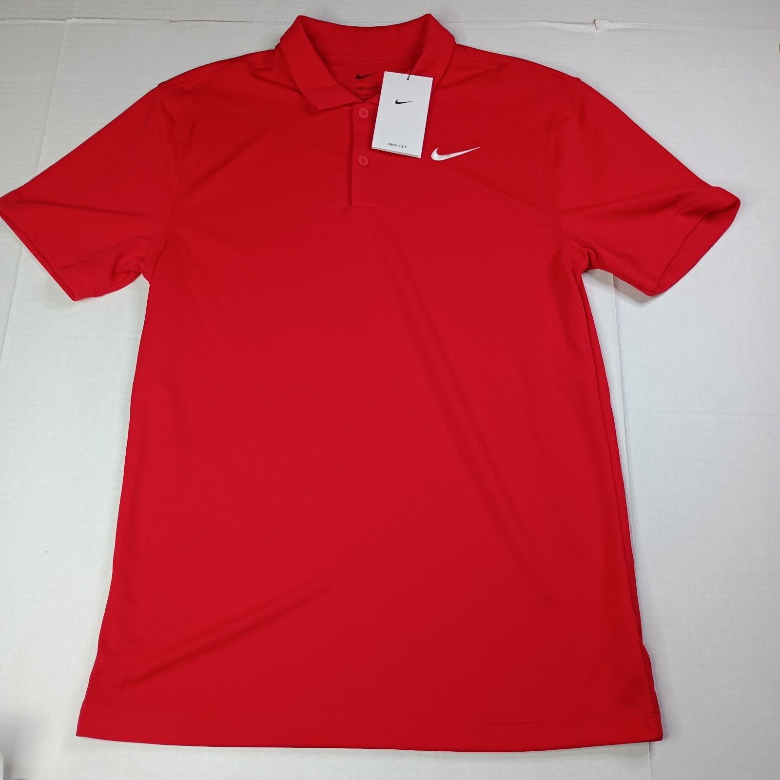 Nike Nike Men's Dri-Fit Core Solid Golf Polo Shirt Size S Red Size US S / EU 44-46 / 1 - 1 Thumbnail
