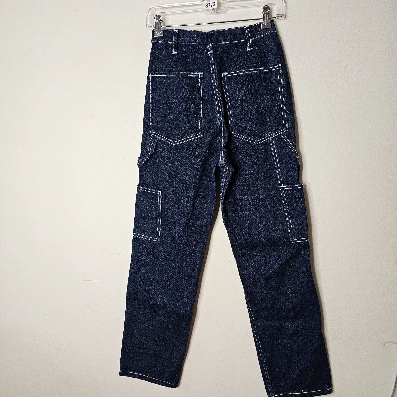 Brandy Melville Brandy Melville Blue Ariana High Waist Loose Carpenter Jeans Size 27" / US 4 / IT 40 - 2 Thumbnail