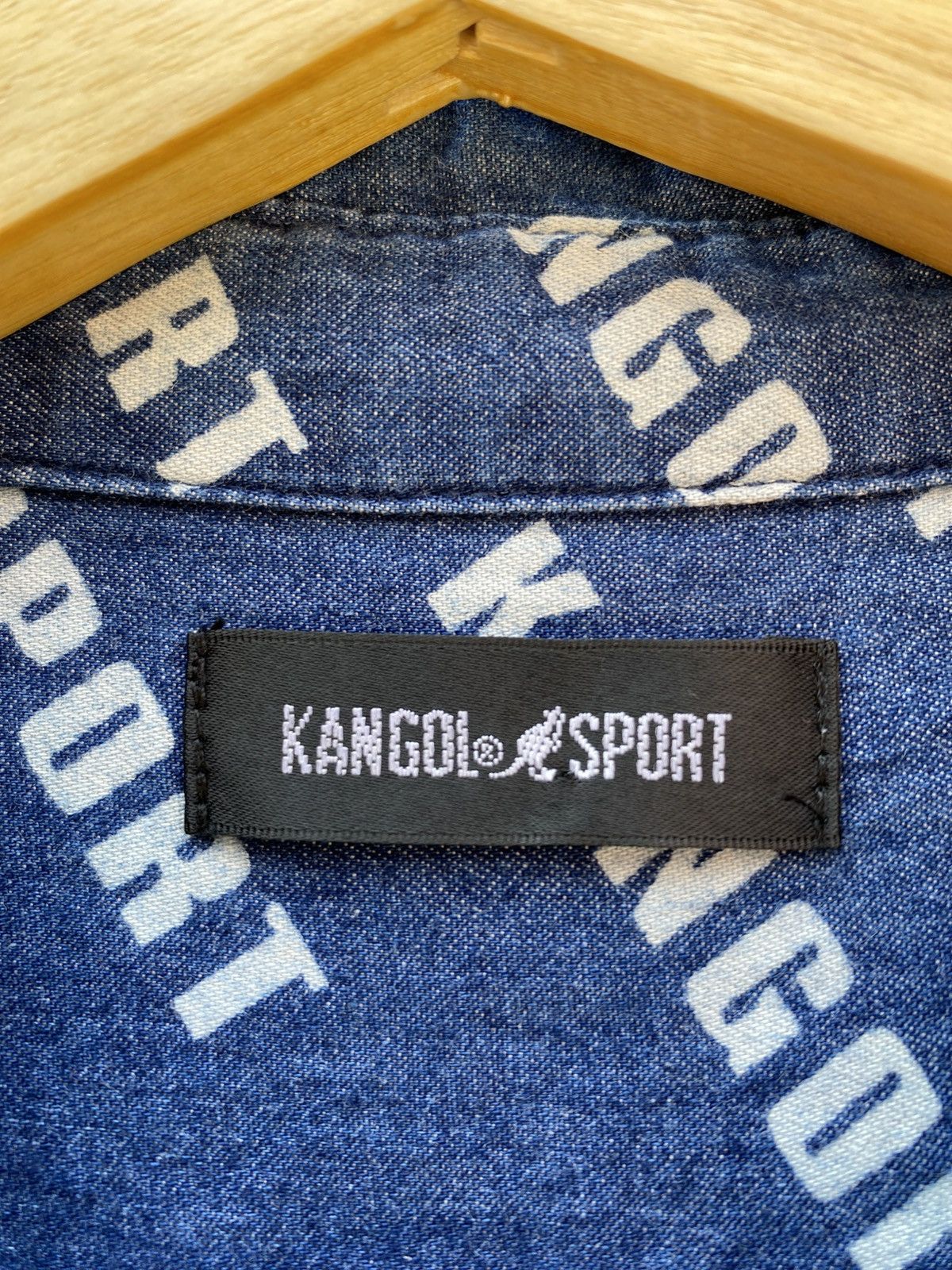 Kangol Rare Kangol Over Print Button Shirt Size US L / EU 52-54 / 3 - 6 Thumbnail
