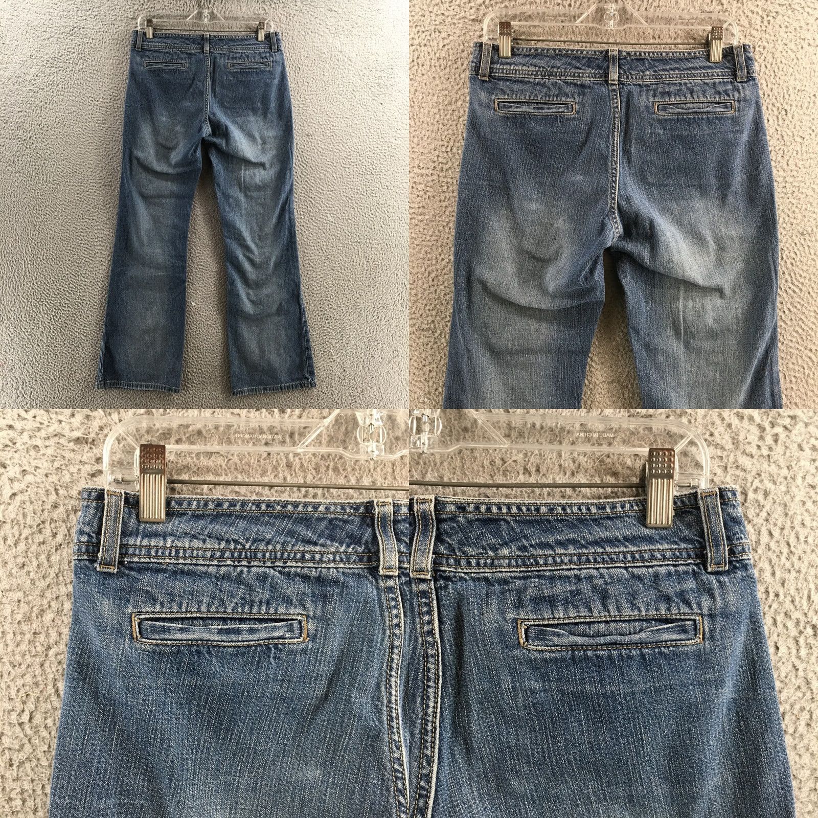 American Eagle Outfitters American Eagle Outfitters Jeans Womens 8 Blue Denim Mid Rise Straight Leg Regular Rise Cotton Denim SS14s Size 30" / US 8 / IT 44 - 9 Thumbnail