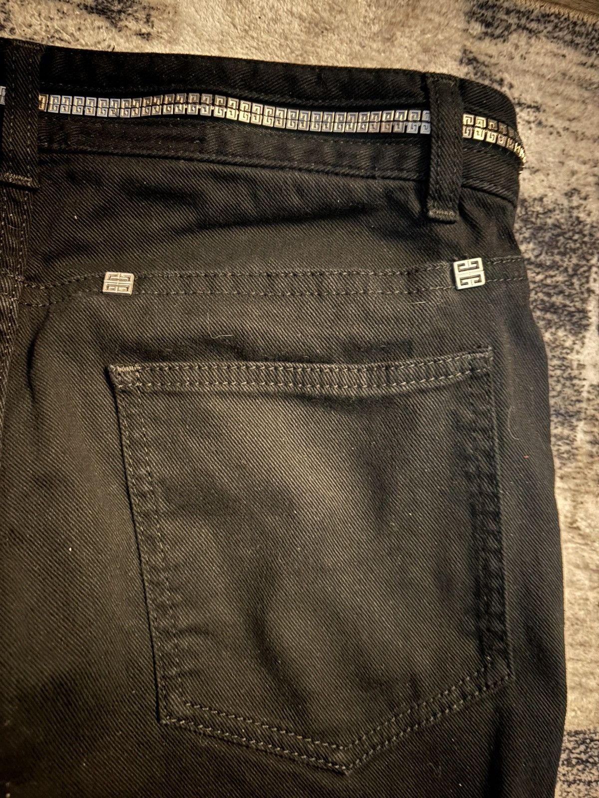 Givenchy Black Givenchy Slim Fit Jeans Size US 30 / EU 46 - 7 Thumbnail