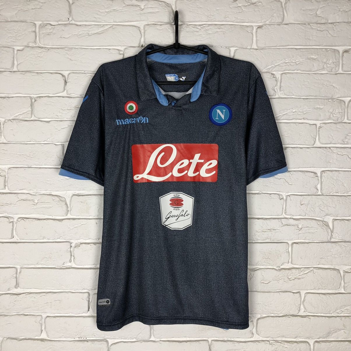 Macron Napoli Mertens 2014 2015 away jersey Size US M / EU 48-50 / 2 - 1 Thumbnail