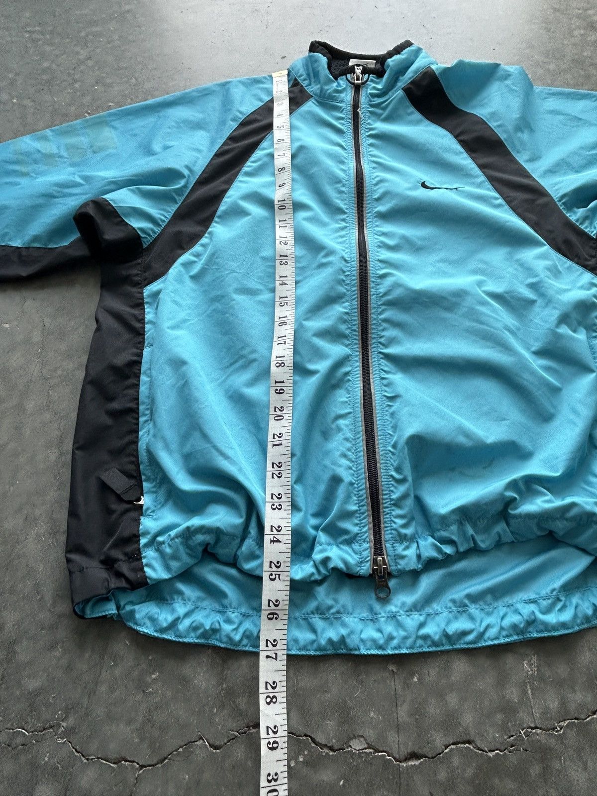 Nike Vintage 90s Baby Blue Nike Windbreaker Jacket Size US M / EU 48-50 / 2 - 11 Thumbnail