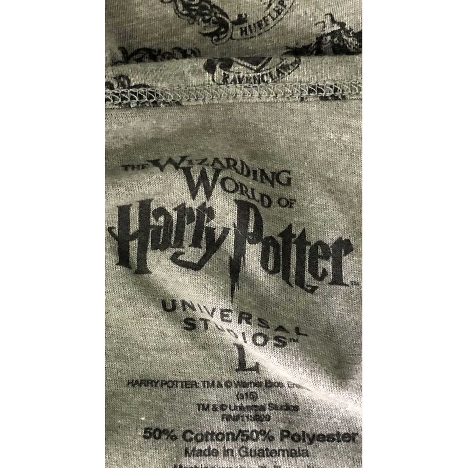 Vintage Harry Potter Sleeveless Tank Top L Gray Logo Chest Slits Size L / US 10 / IT 46 - 4 Thumbnail