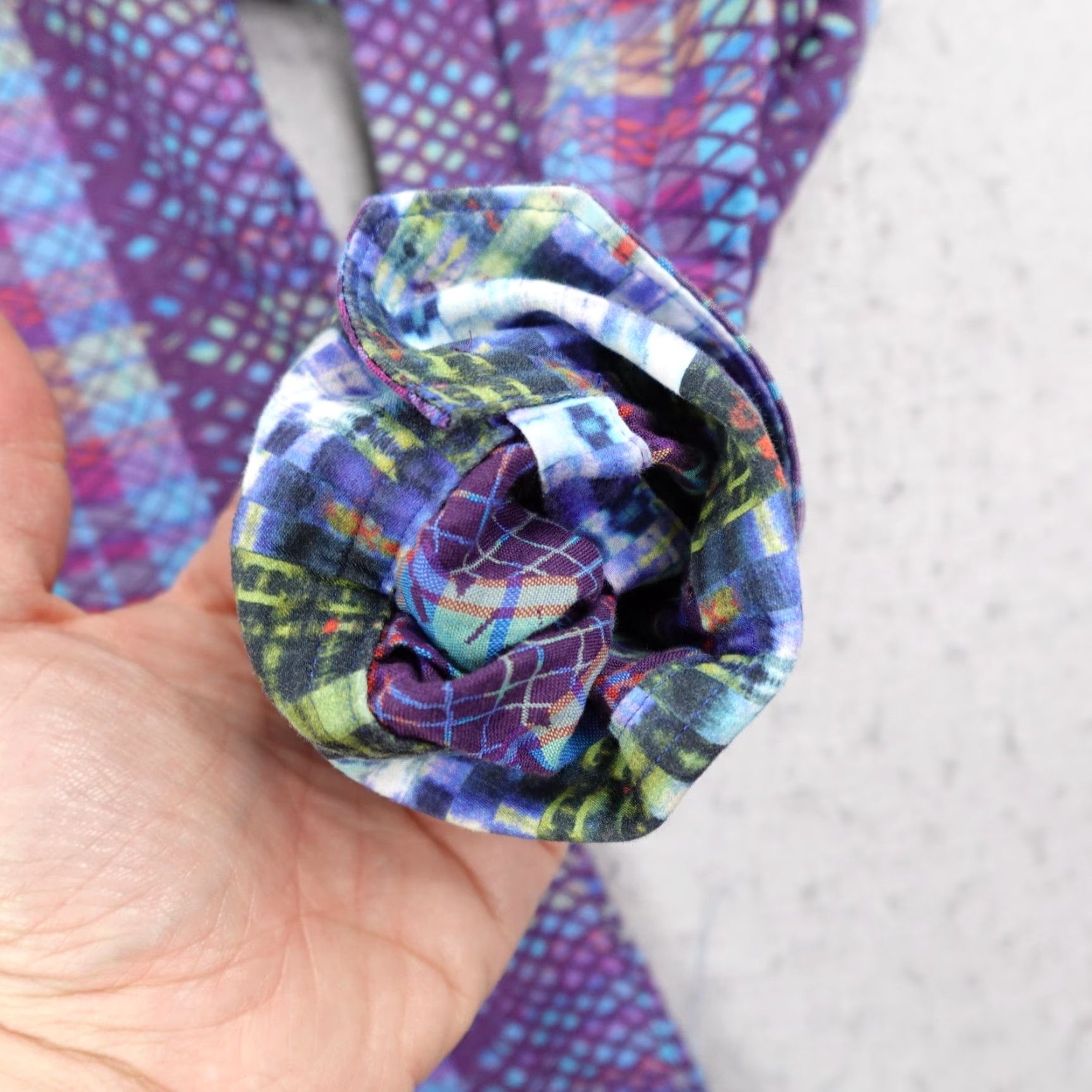Robert Graham Robert Graham Shirt Mens XL Purple Abstract Classic Long Sleeve Flip Cuffs Size US XL / EU 56 / 4 - 4 Thumbnail