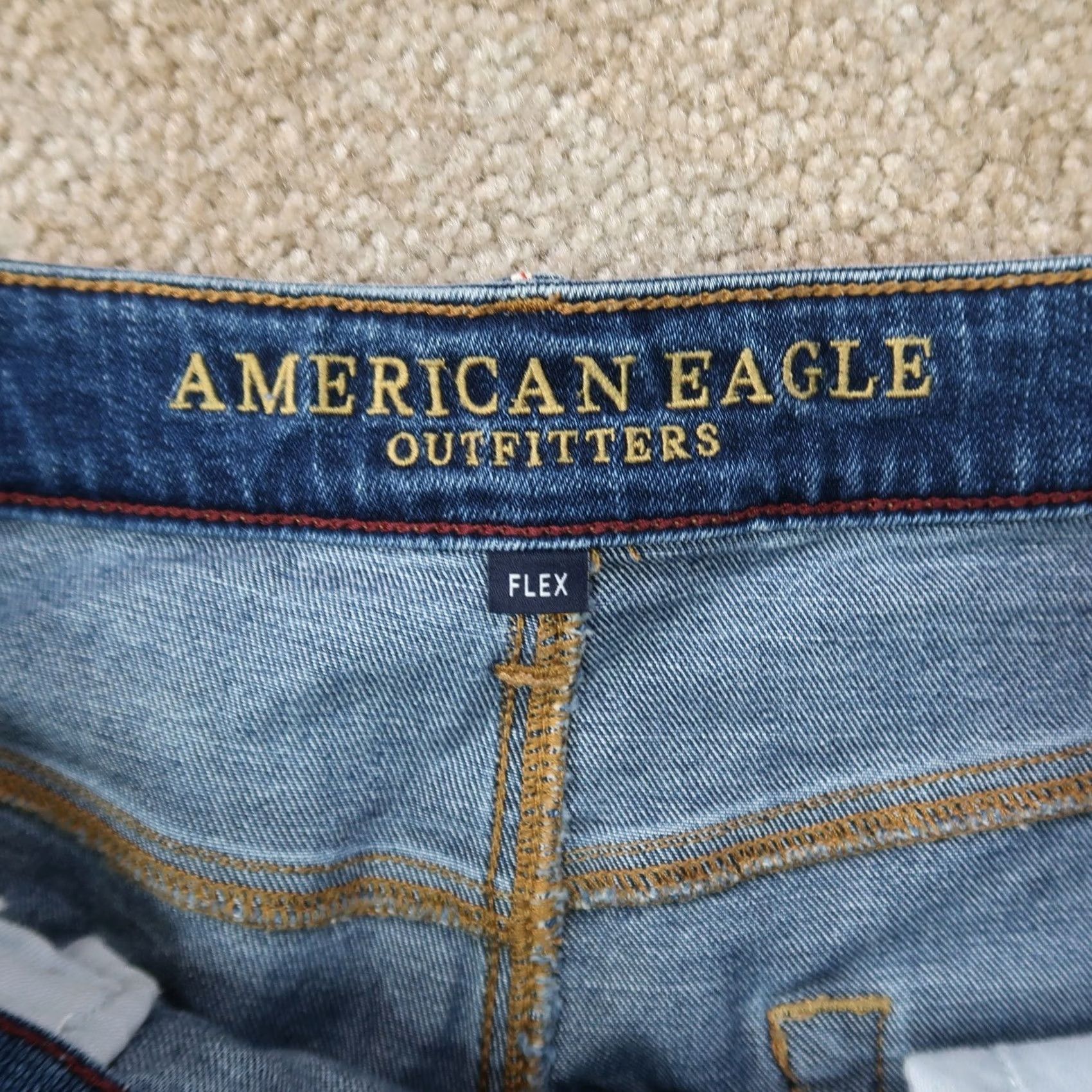 American Eagle Outfitters American Eagle Outfitters Jeans Men 32x34 Slim Straight Denim Button Fly 5-Pocket Zipper Size US 32 / EU 48 - 5 Thumbnail