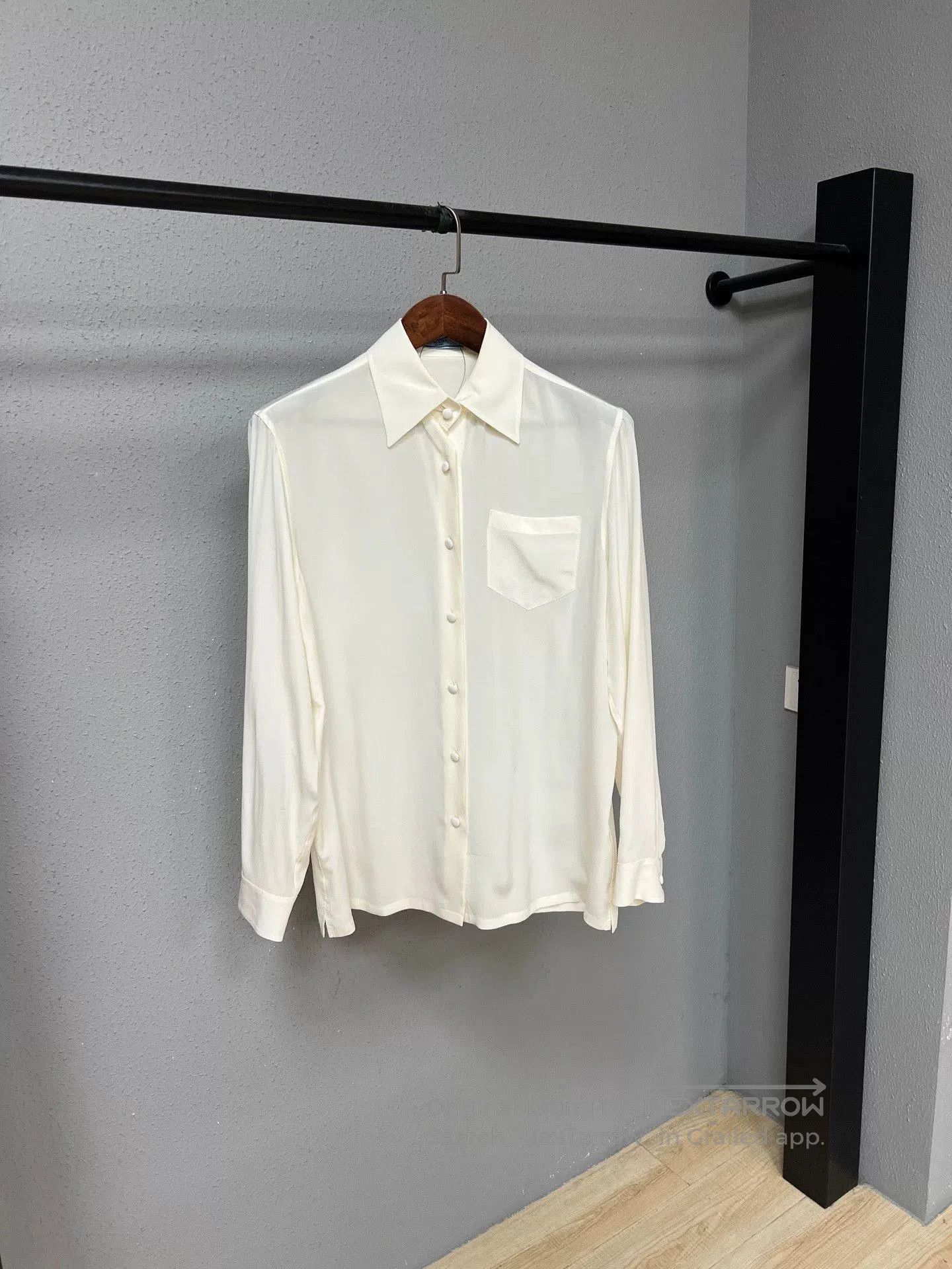 Prada prada silk long sleeve blouse. Size M / US 6-8 / IT 42-44 - 1 Thumbnail