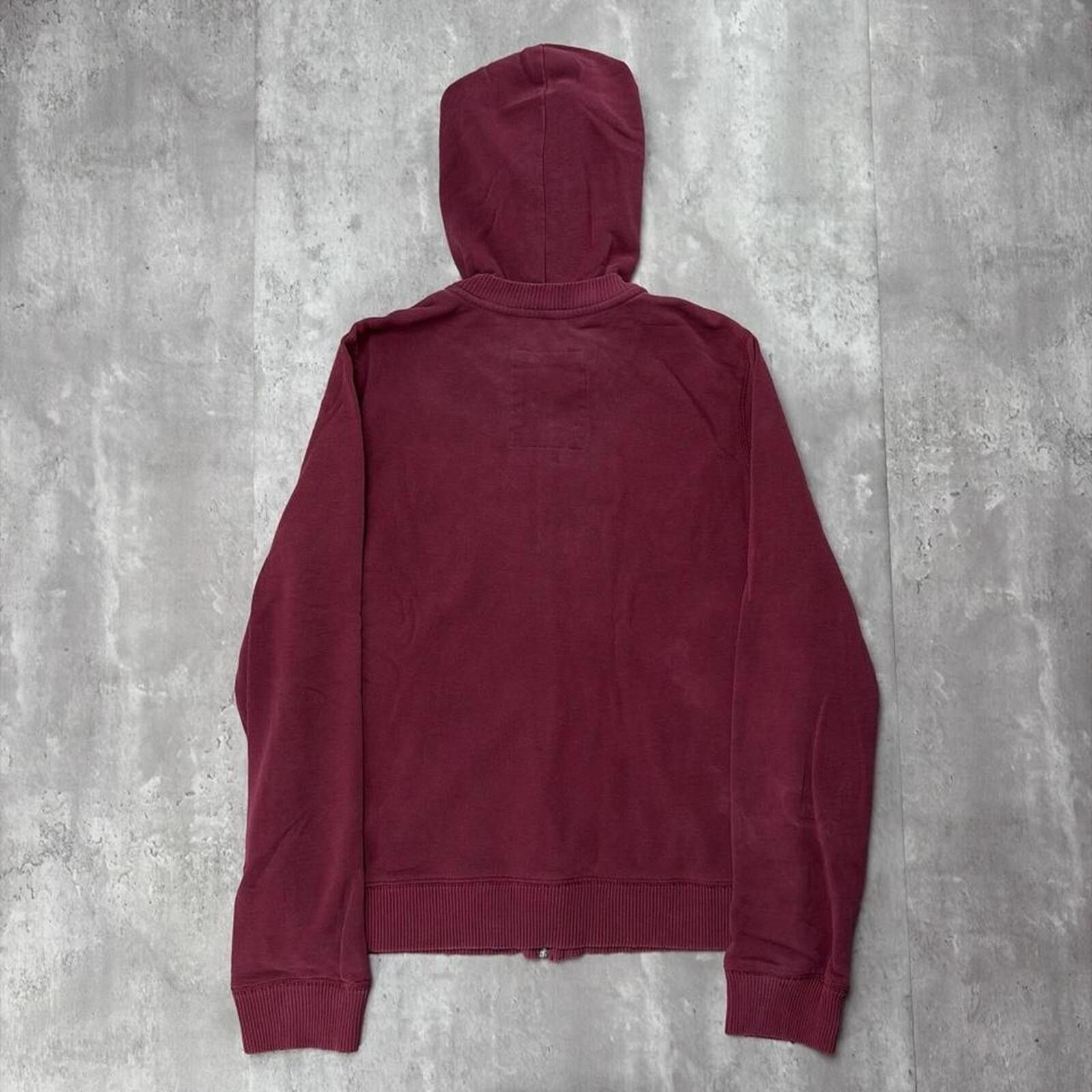 Aeropostale Y2K Burgundy Aeropostale Grunge Skater Zip Up Hoodie Size XL / US 12-14 / IT 48-50 - 7 Thumbnail