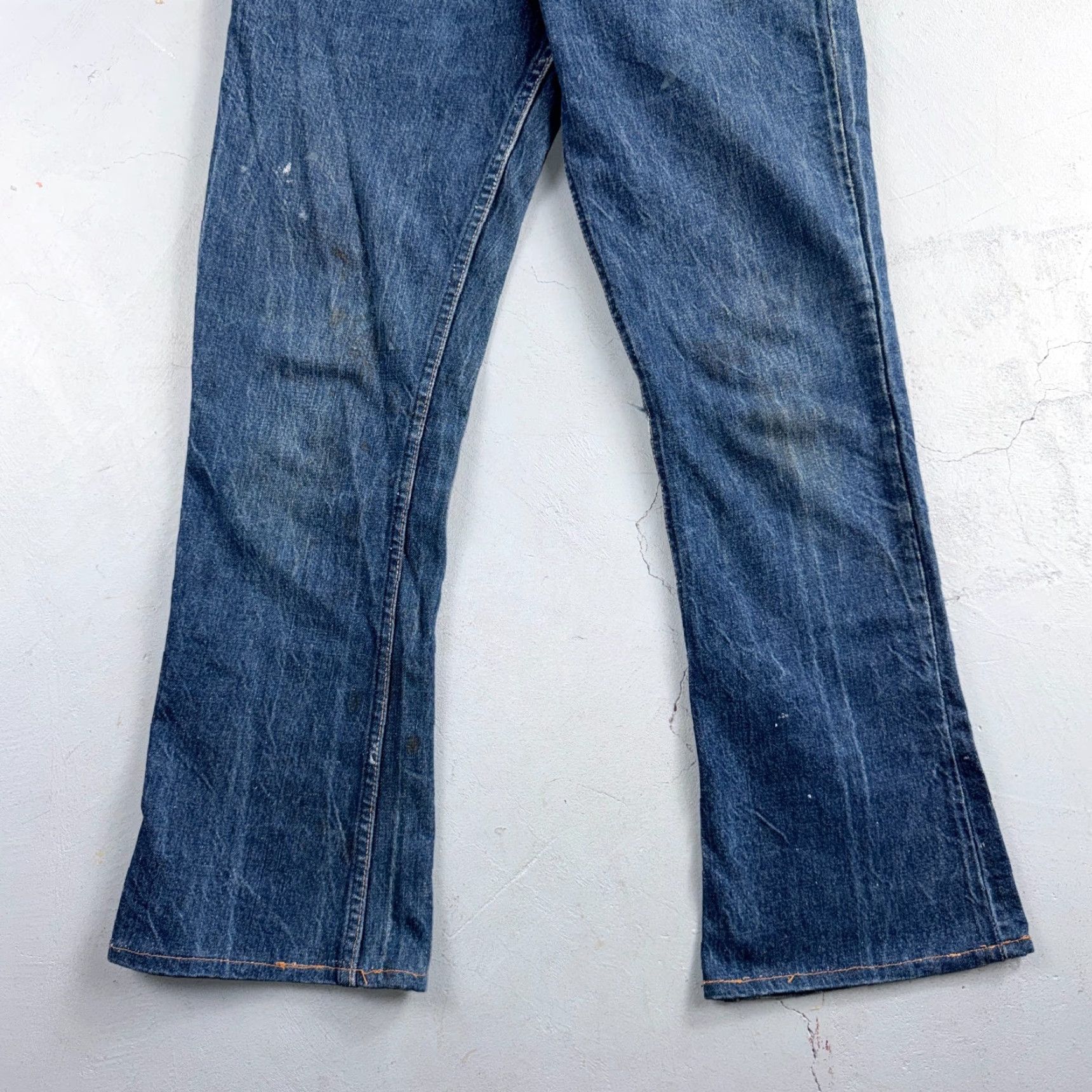 Levi's VINTAGE Levis Big E 60s Orange Tab 646 Bell Bottoms Denim Jeans Bootcut 31x29 Men Size US 31 - 3 Thumbnail
