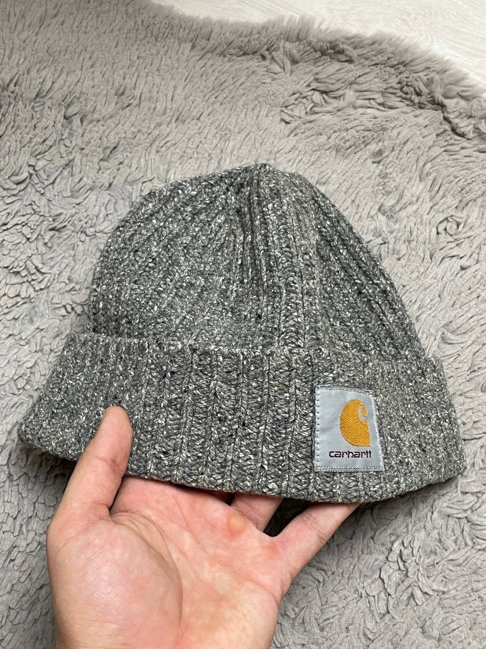 Carhartt × Vintage Carhartt Vintage Beanie Hat Center Logo Y2k Size ONE SIZE - 2 Thumbnail