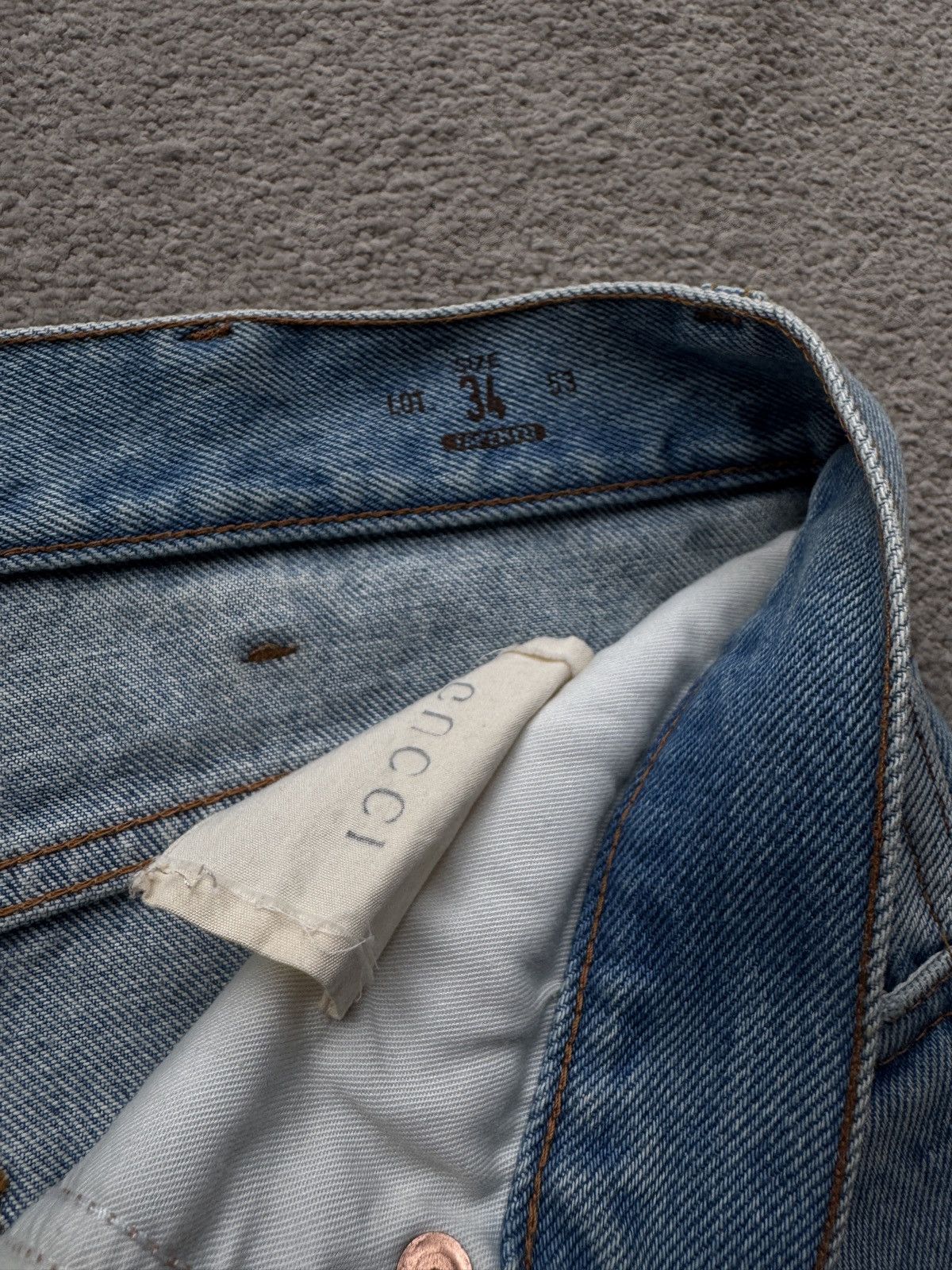 Gucci Gucci Denim Blue jeans Size US 34 / EU 50 - 6 Thumbnail