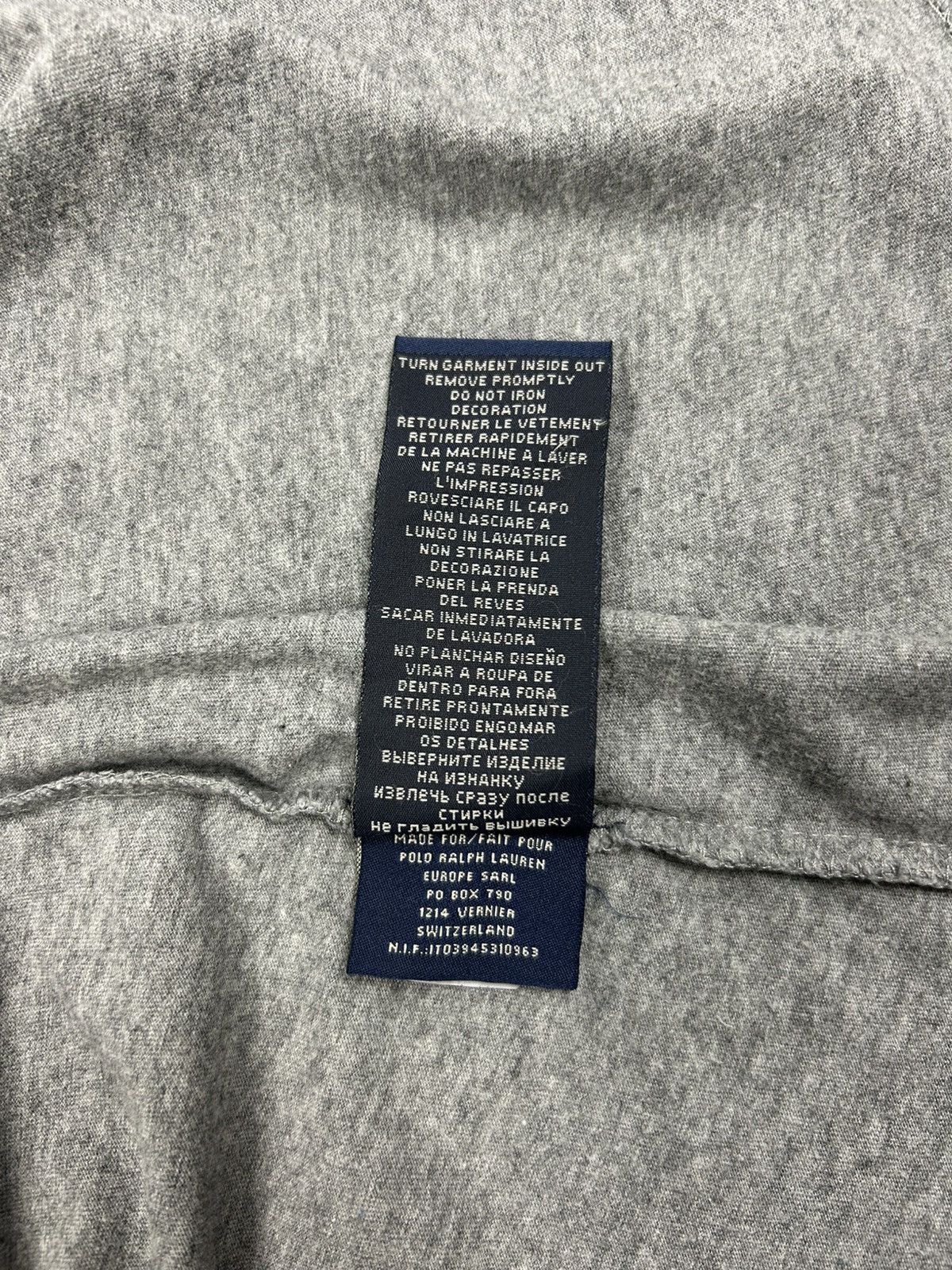Polo Ralph Lauren Vintage Polo Ralph Lauren Jeans Co Tee Gray Embroidered Y2K Size US M / EU 48-50 / 2 - 9 Thumbnail