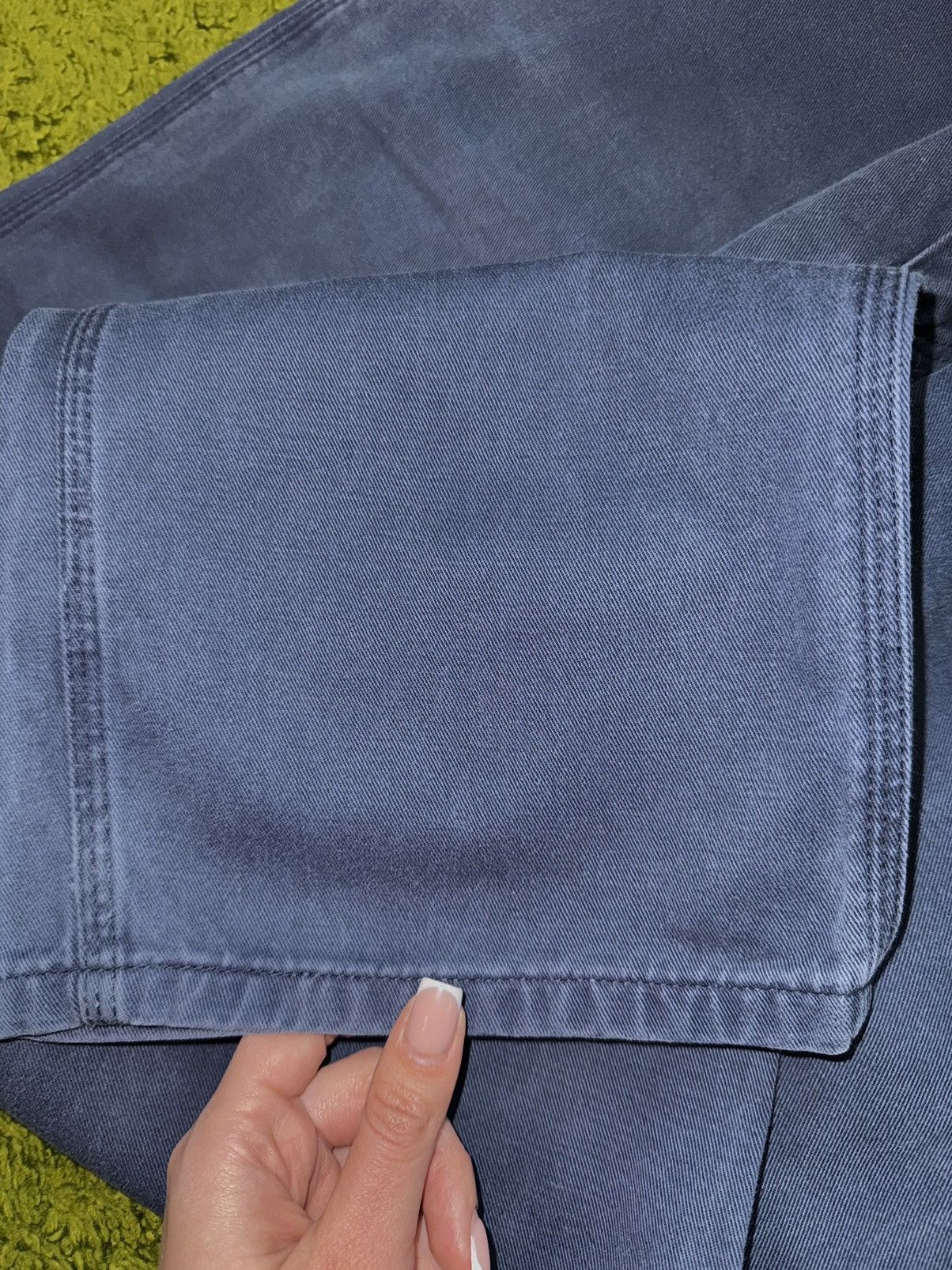 Carhartt × Carhartt Wip × Vintage Carhartt WIP 1990s vtg made in USA wide leg canvas pants Size US 29 - 4 Thumbnail