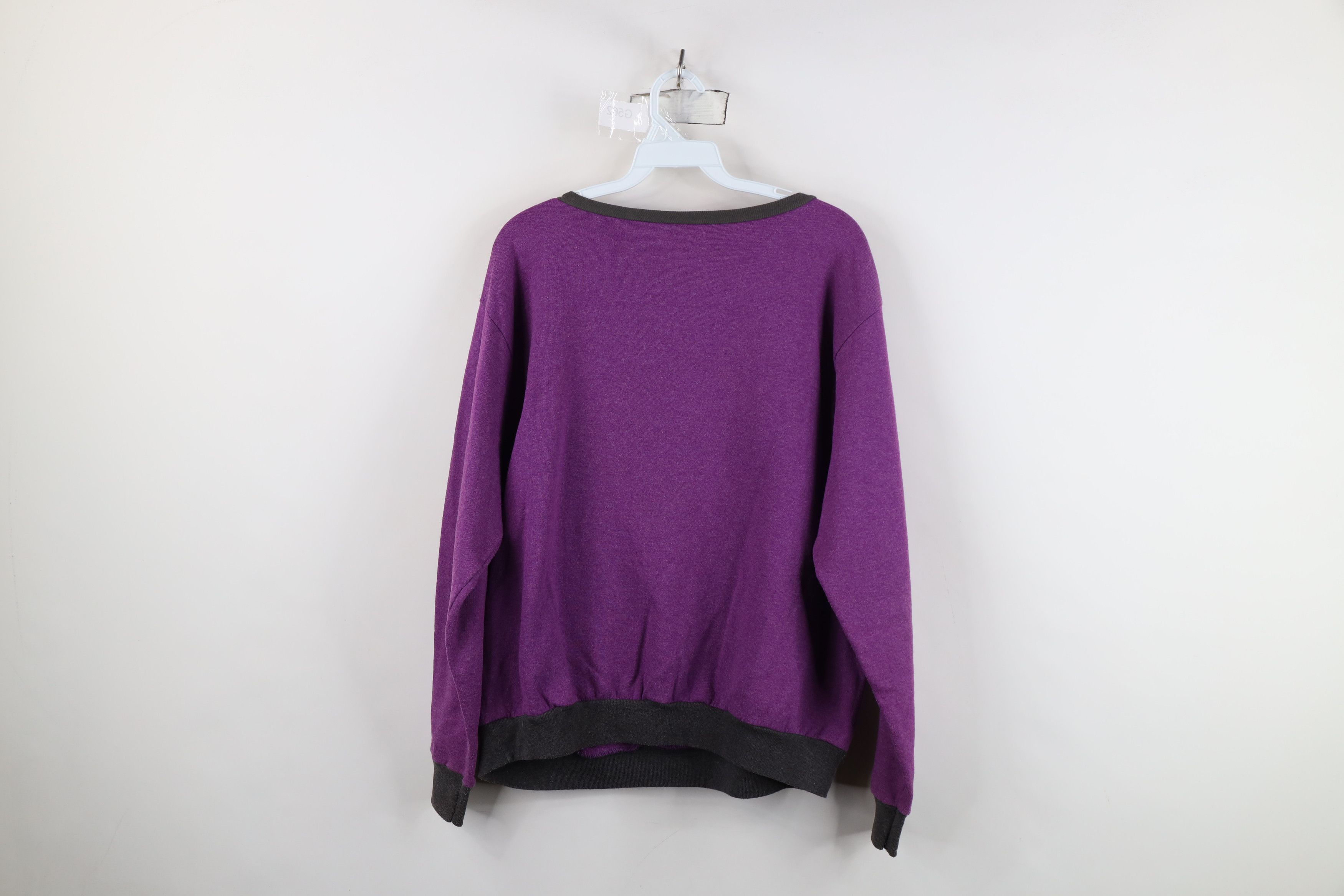 Vintage Vintage 80s Jimi Hendrix Experience Band Ringer Sweatshirt Size XXL / US 16-18 / IT 52-54 - 10 Thumbnail
