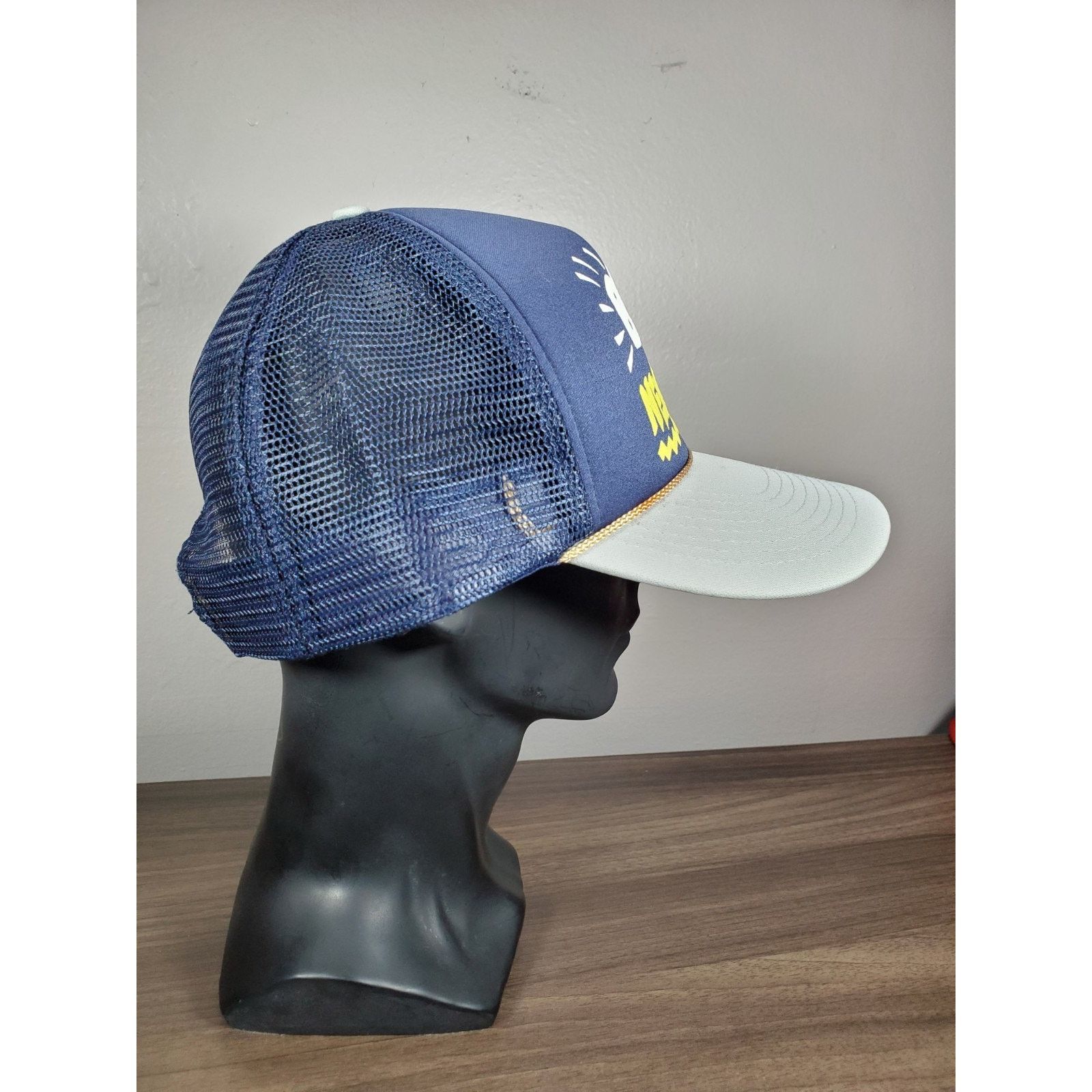 Vintage "BALD NEVER GREYS" Trucker Hat Novely Humor Snapback Cap 90s Size ONE SIZE - 8 Thumbnail