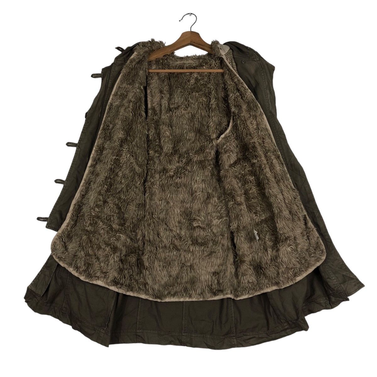 Japanese Brand 📌Mk Klein+ Parka Jacket Military Mink Fur Shearling Blanket Size US M / EU 48-50 / 2 - 15 Thumbnail