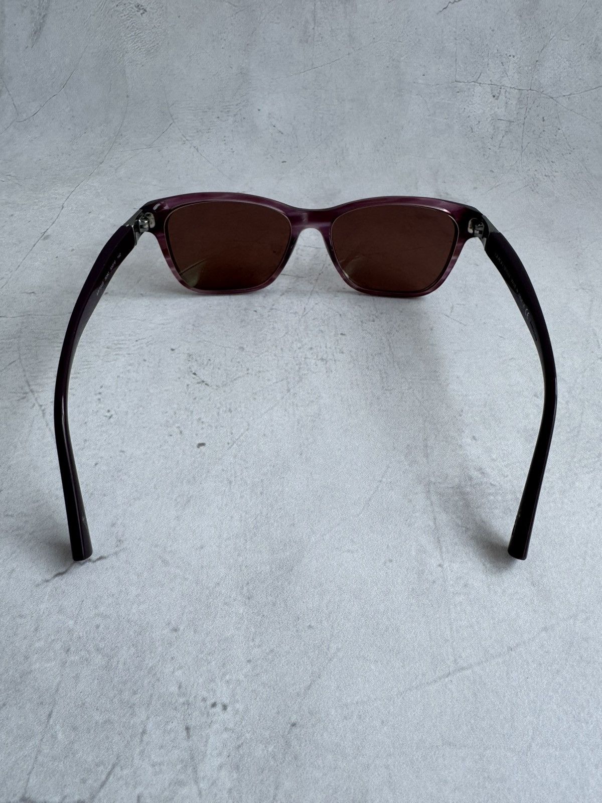 Giorgio Armani Giorgio Armani Glasses Purple Frame Brown Lens Vintage Size ONE SIZE - 7 Thumbnail