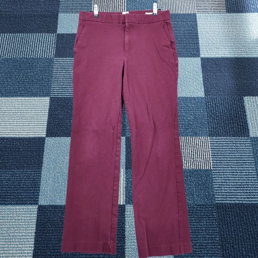 Gap Gap Womens Pants Chino Slim Bootcut Flat Front Red 8 Cotton Blend 29in Waist Casual Pockets Vintage No Mens Womens Size 30" / US 8 / IT 44 - 1 Thumbnail