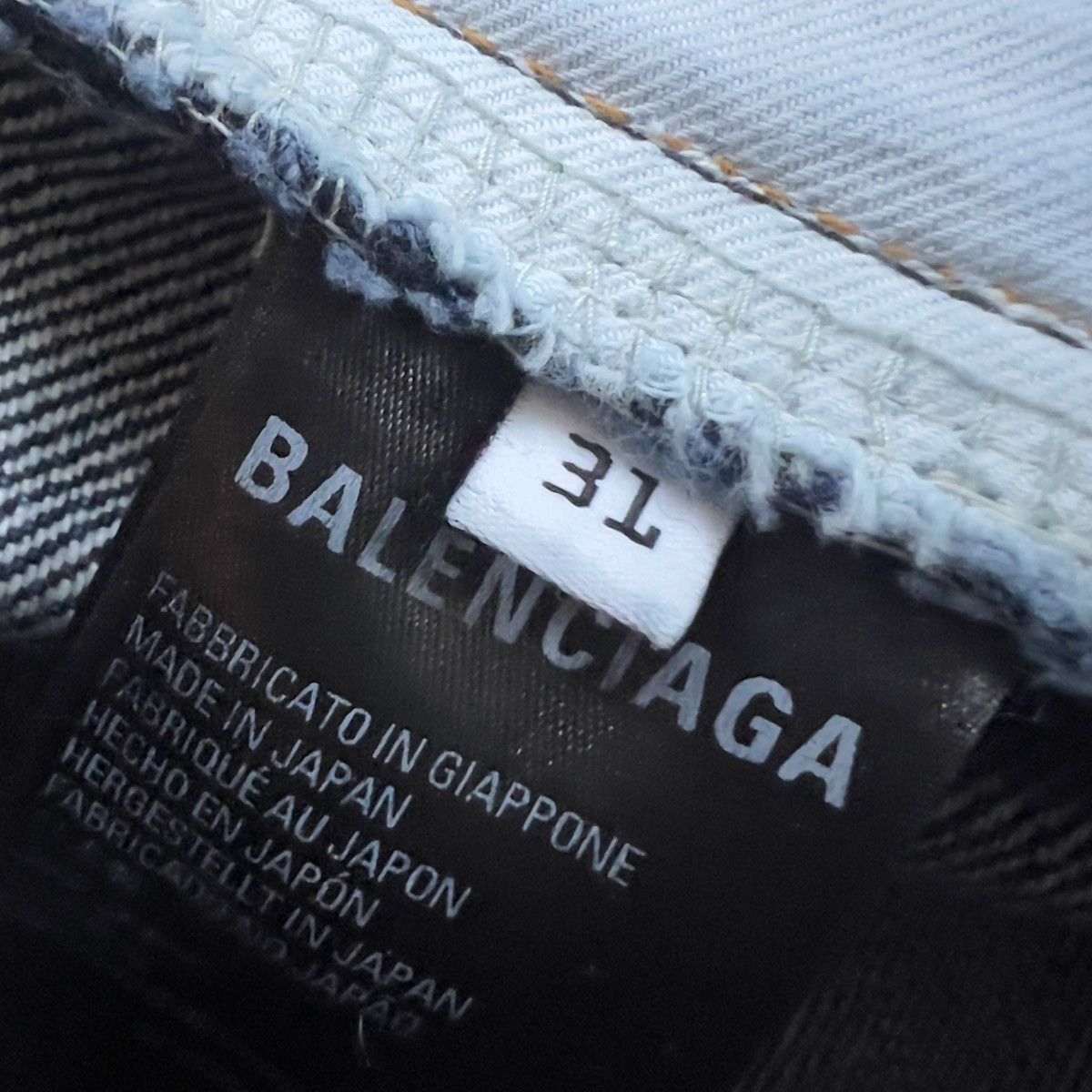 Balenciaga Balenciaga Heavy Japanese Denim Size US 31 - 9 Thumbnail