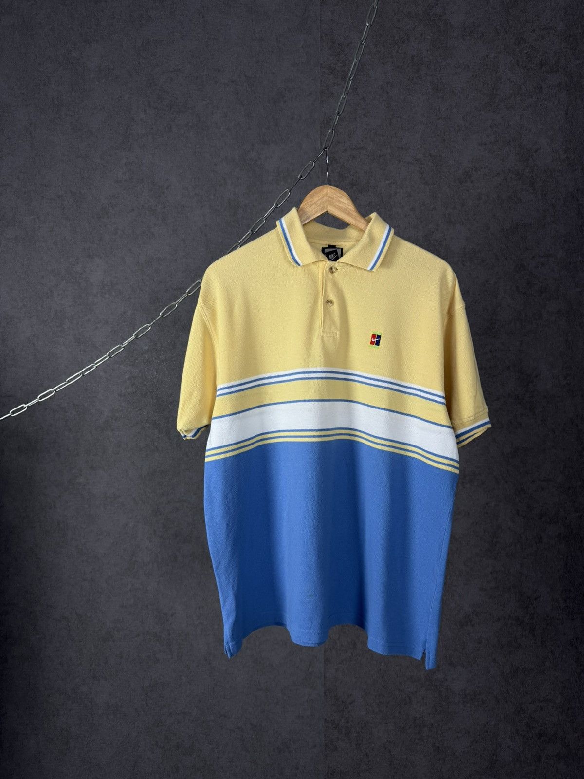 Nike Nike Court vintage bootleg polo tee Size US XL / EU 56 / 4 - 1 Thumbnail