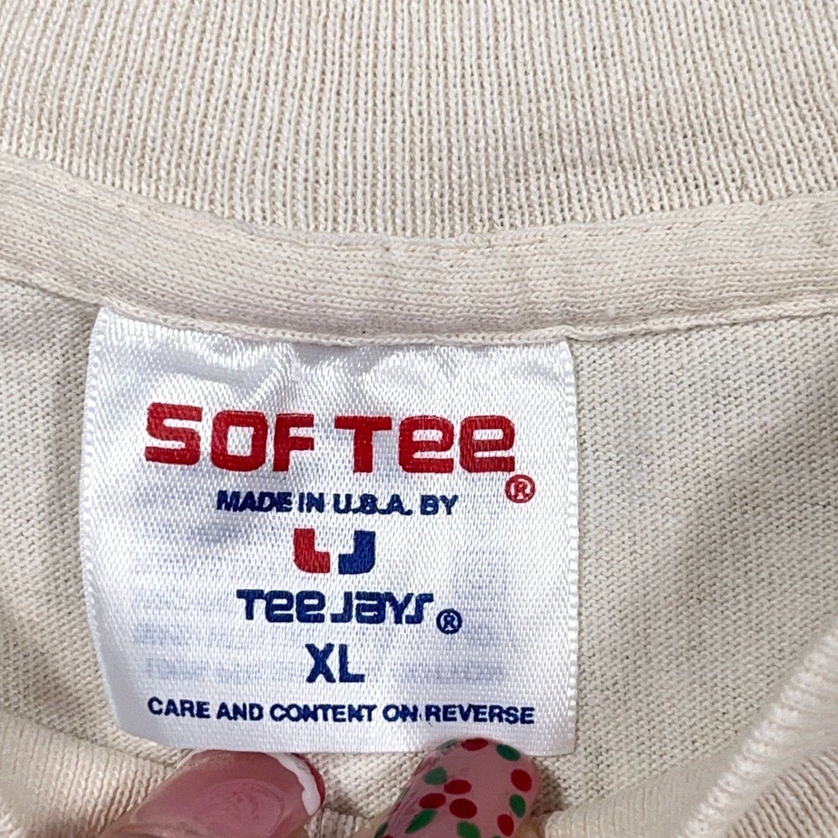 TEE JAYS VINTAGE Tracy Lawrence Tee Jays Shirt Men XL Tan Beige Graphic Print 90s Rock Retro Band Music 90s Womens Mens Boys Girls Size US XL / EU 56 / 4 - 3 Thumbnail