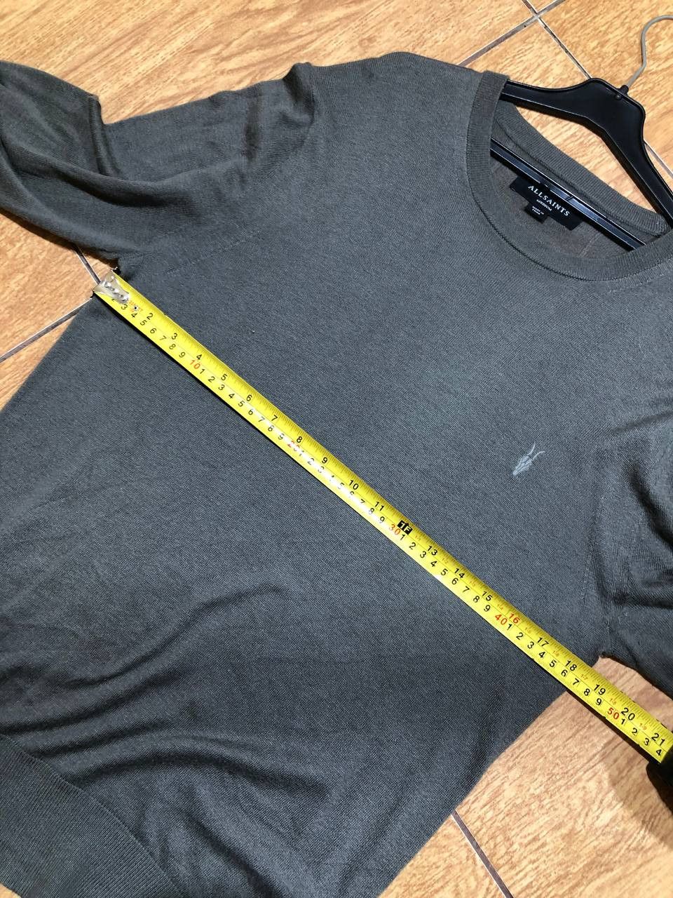 Allsaints Vintage Y2K gray Long Sleeve Allsaints logo streetwear Size US M / EU 48-50 / 2 - 8 Thumbnail