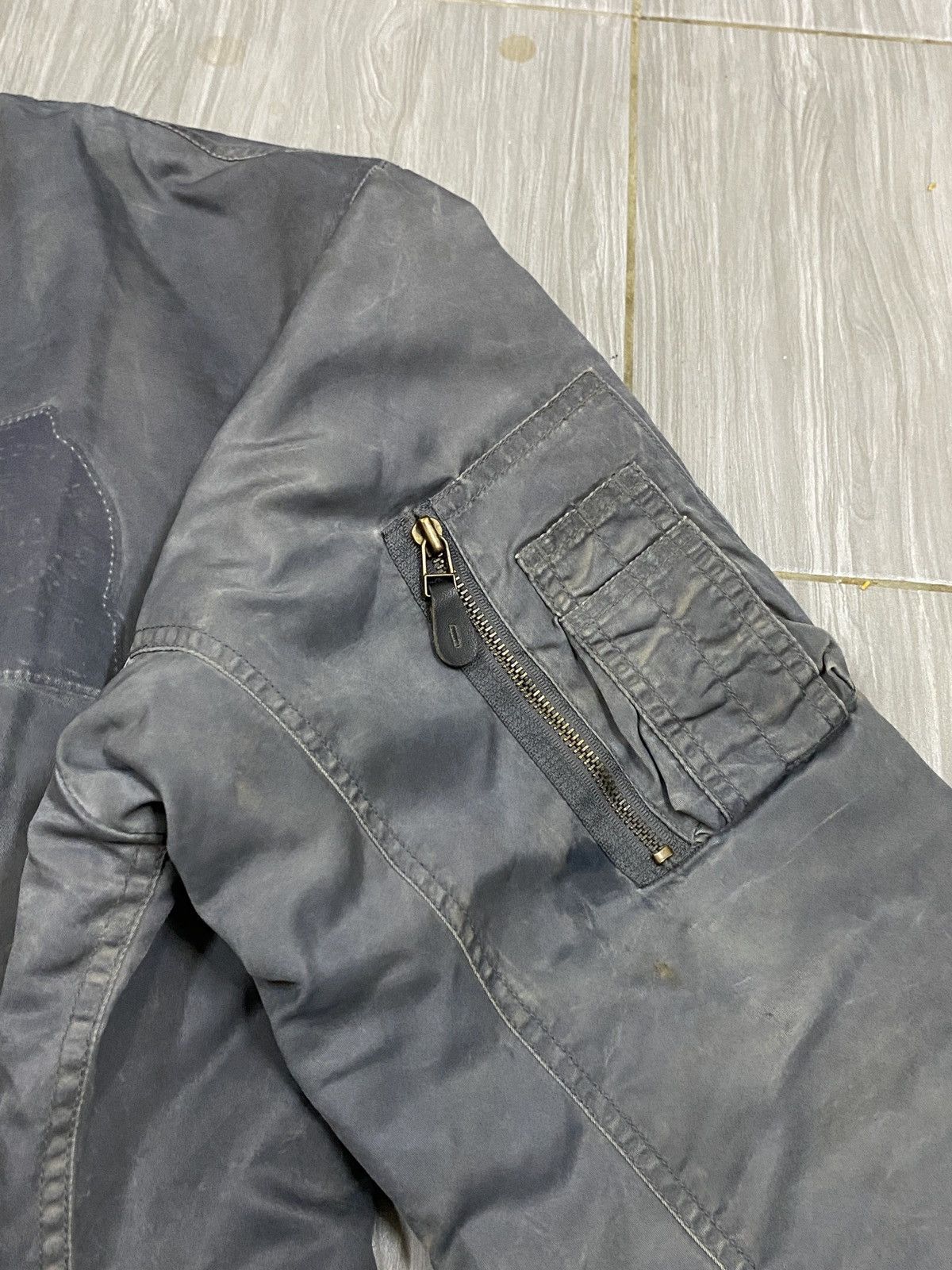 Japanese Brand Vintage MA 1 Bomber Jacket Coffe Boss Suntory Size US L / EU 52-54 / 3 - 11 Thumbnail