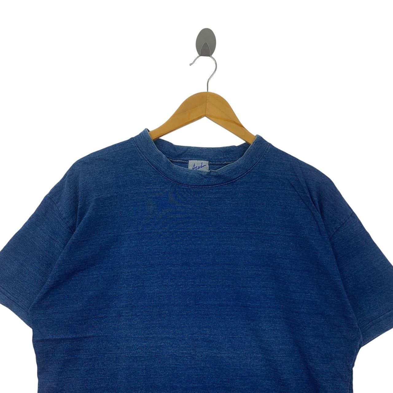 Vintage Vintage AZUL SAN FRANCISCO Natural Pure Indigo Dye Tee Shirt Size US L / EU 52-54 / 3 - 2 Thumbnail