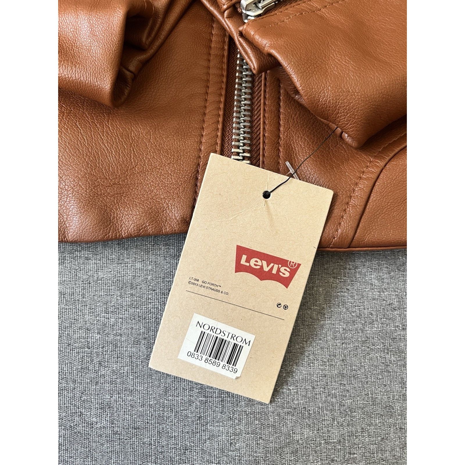 Levi's LW1RU538 Levi's Women's 538 Moto jacket size Small Brown Size S / US 4 / IT 40 - 7 Thumbnail