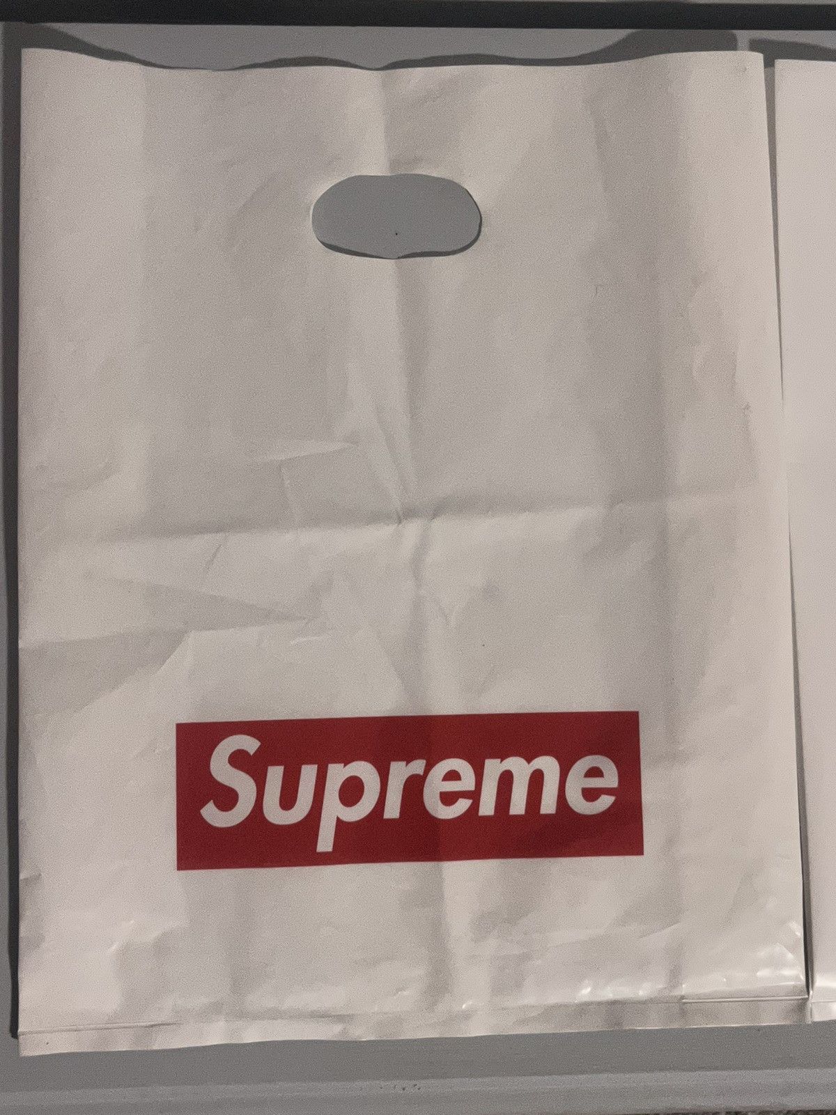 Supreme White Supreme Box Logo Plastic Bag (x2) Size ONE SIZE - 3 Thumbnail