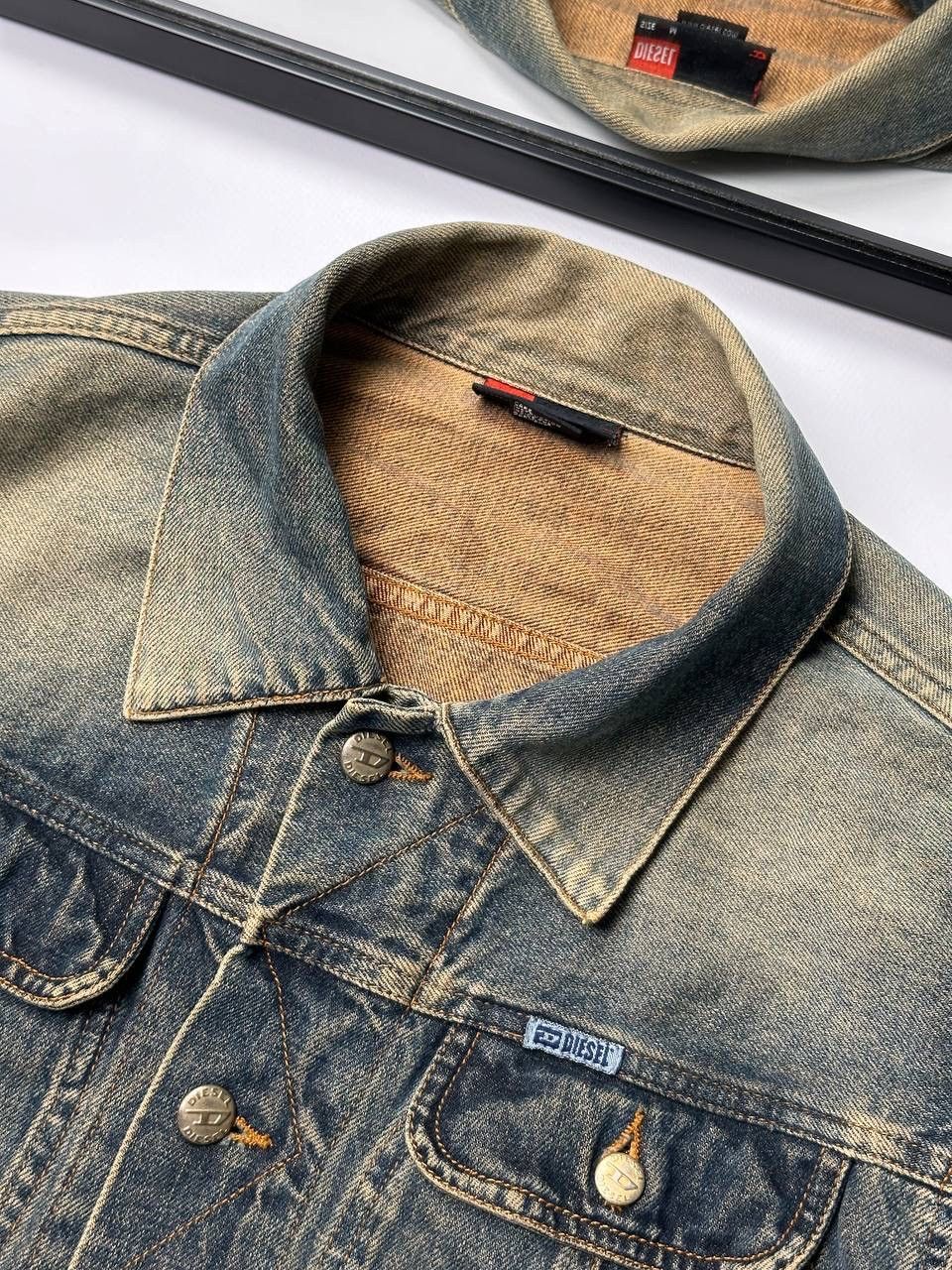 Diesel Diesel 00s Vintage Japanese Streetwear Washed Boxy Jacket🔥 Size M / US 6-8 / IT 42-44 - 6 Thumbnail