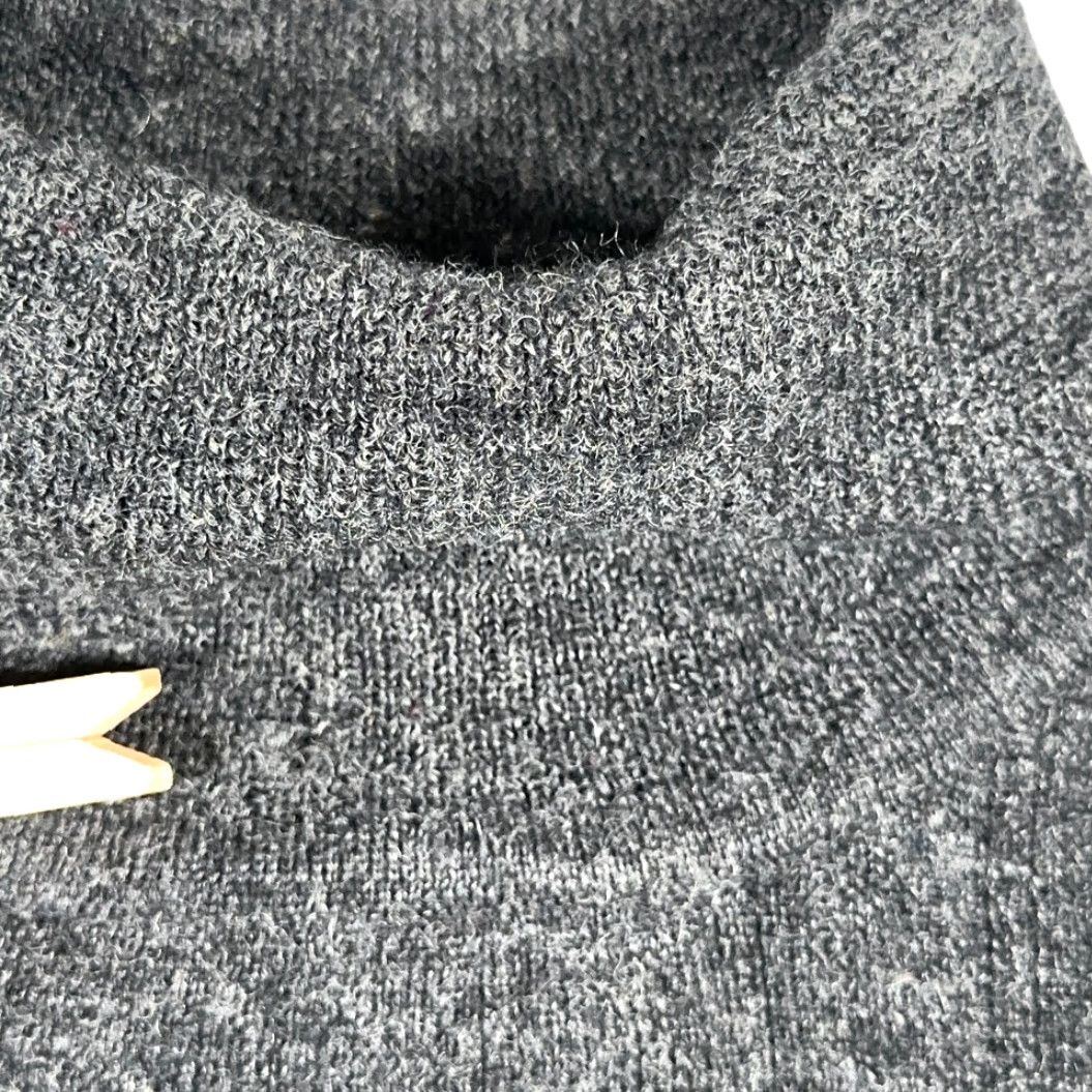 Banana Republic VINTAGE Banana Republic Sweater Womens XL Black Green Wool Turtleneck Y2K Size XL / US 12-14 / IT 48-50 - 6 Thumbnail